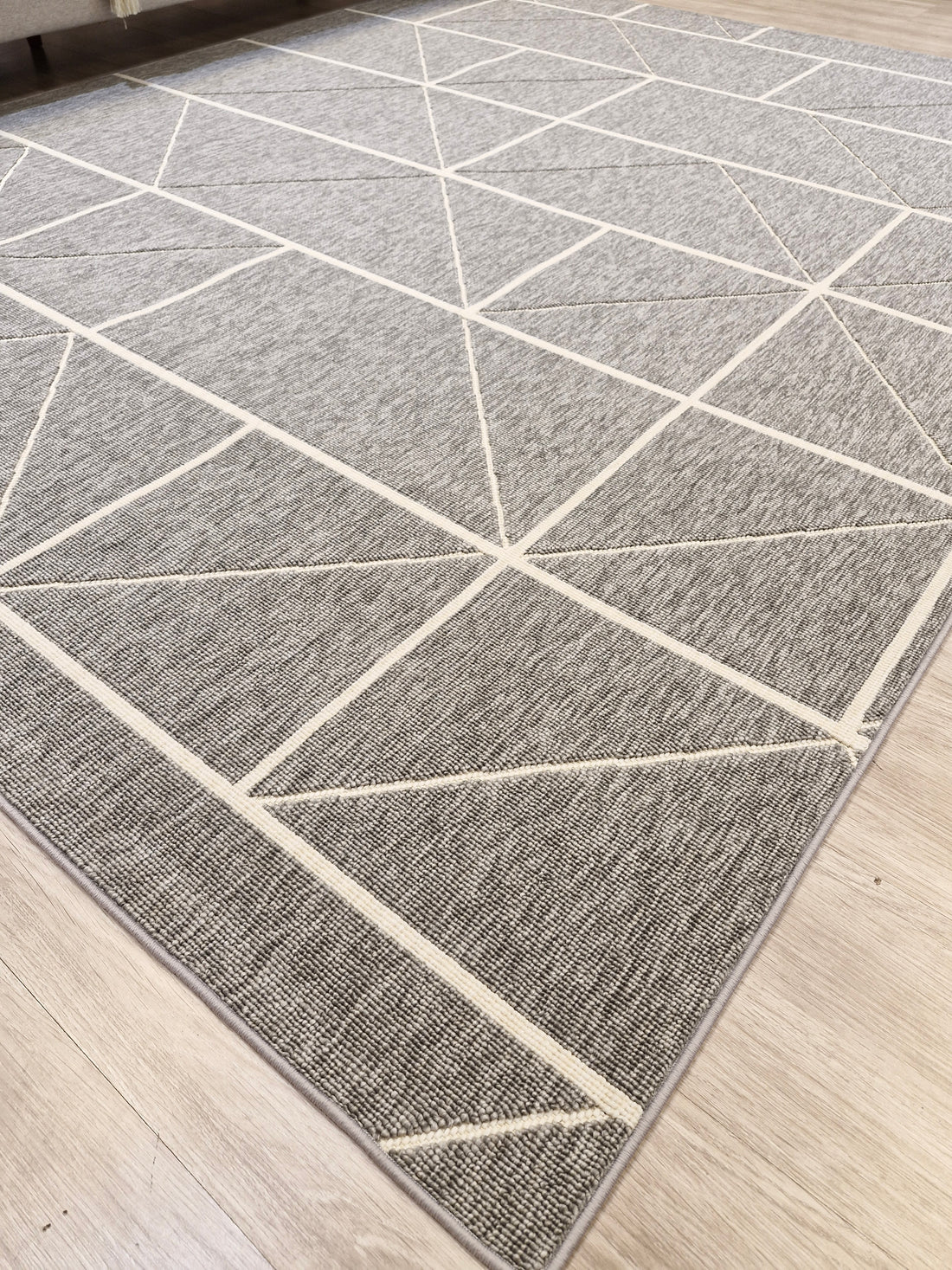 Tapete Turco Prisma Cinza 200X250  || Última Peça