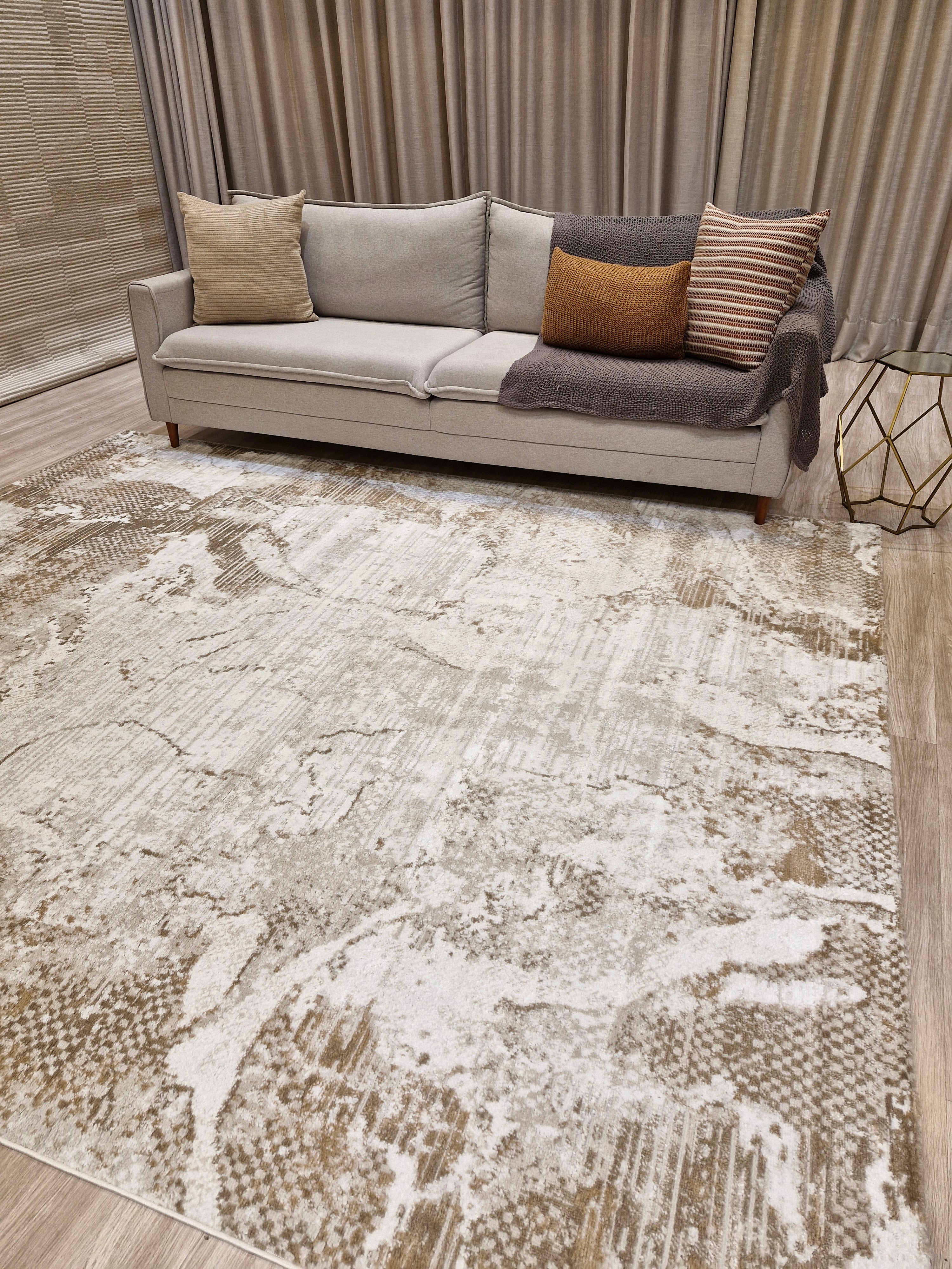 MAHAL-9 Cream Vizon Tapete Turco || Queima de Estoque