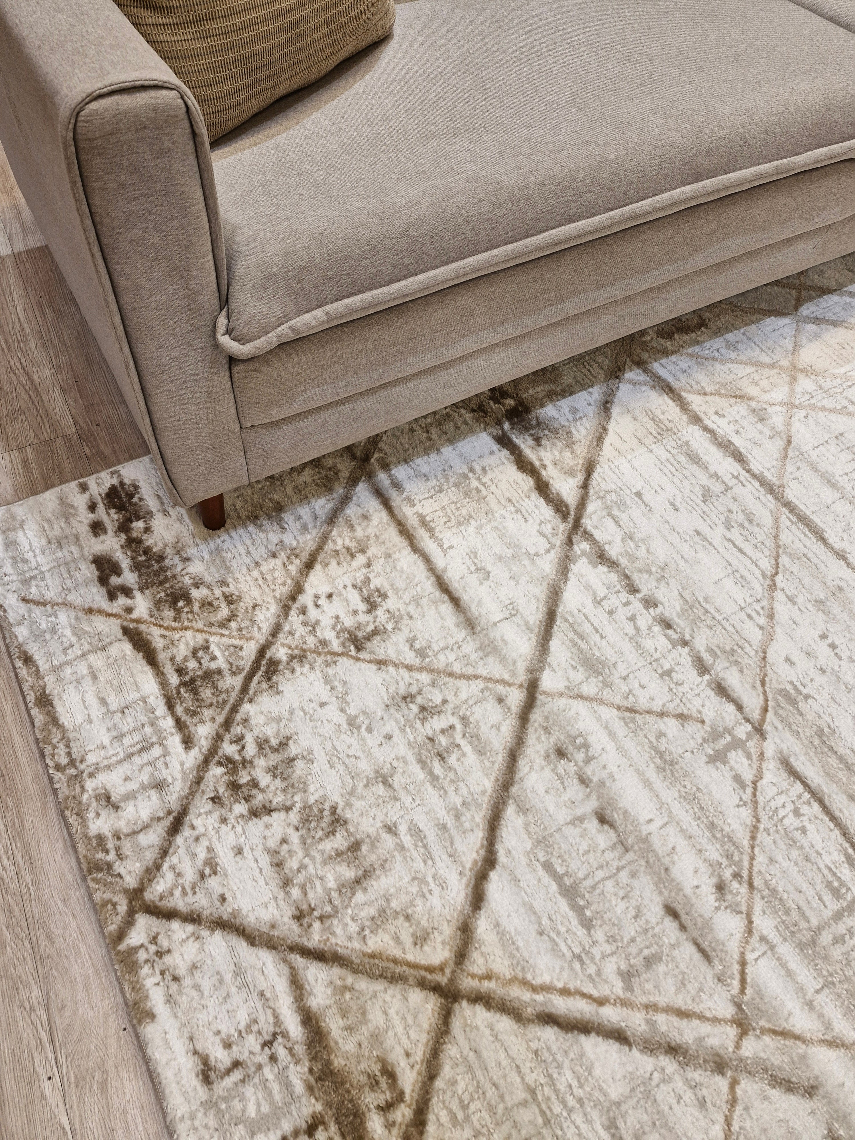 MAHAL-11 Cream Vizon Tapete Turco || Queima de Estoque