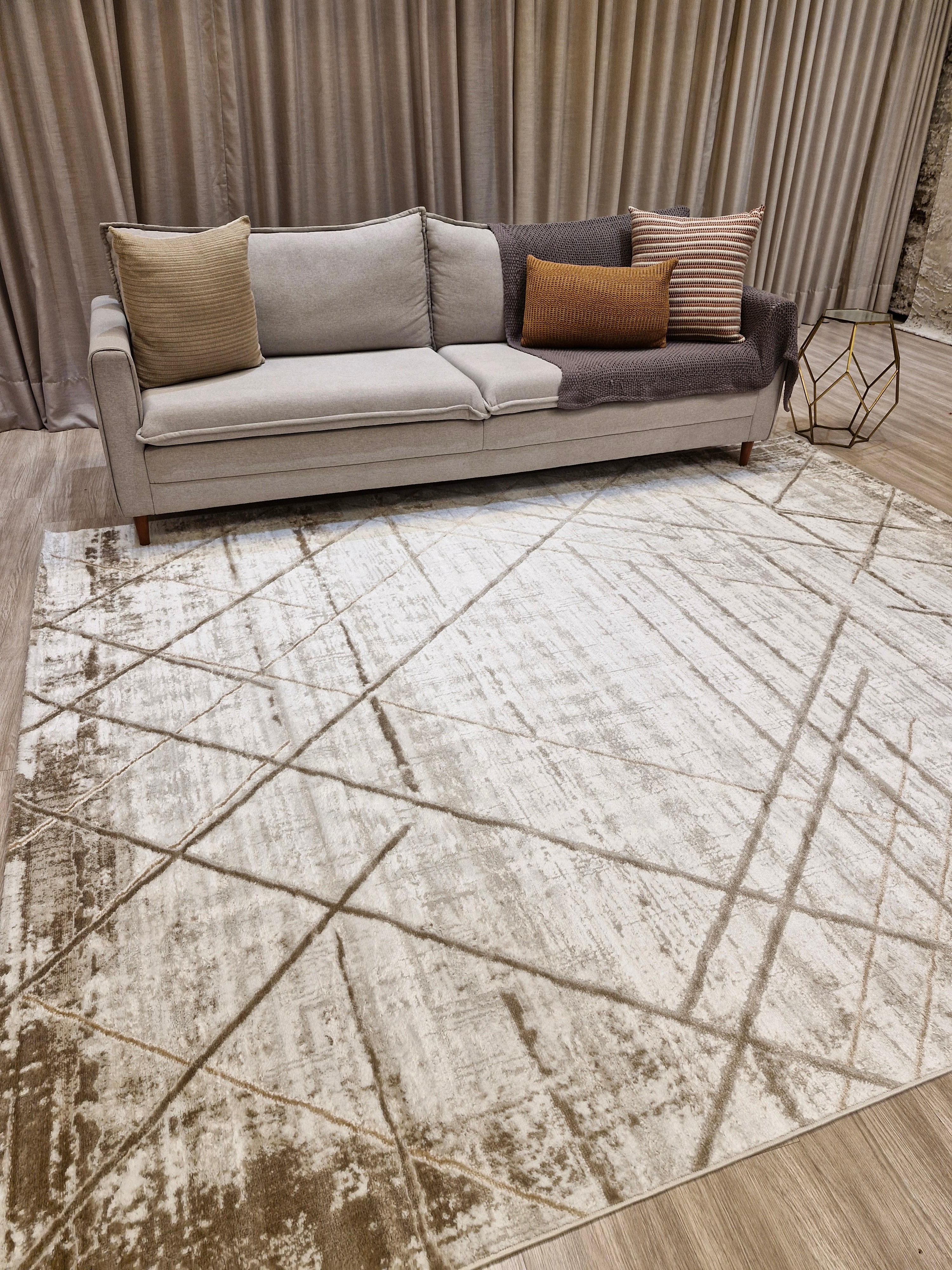 MAHAL-11 Cream Vizon Tapete Turco || Queima de Estoque