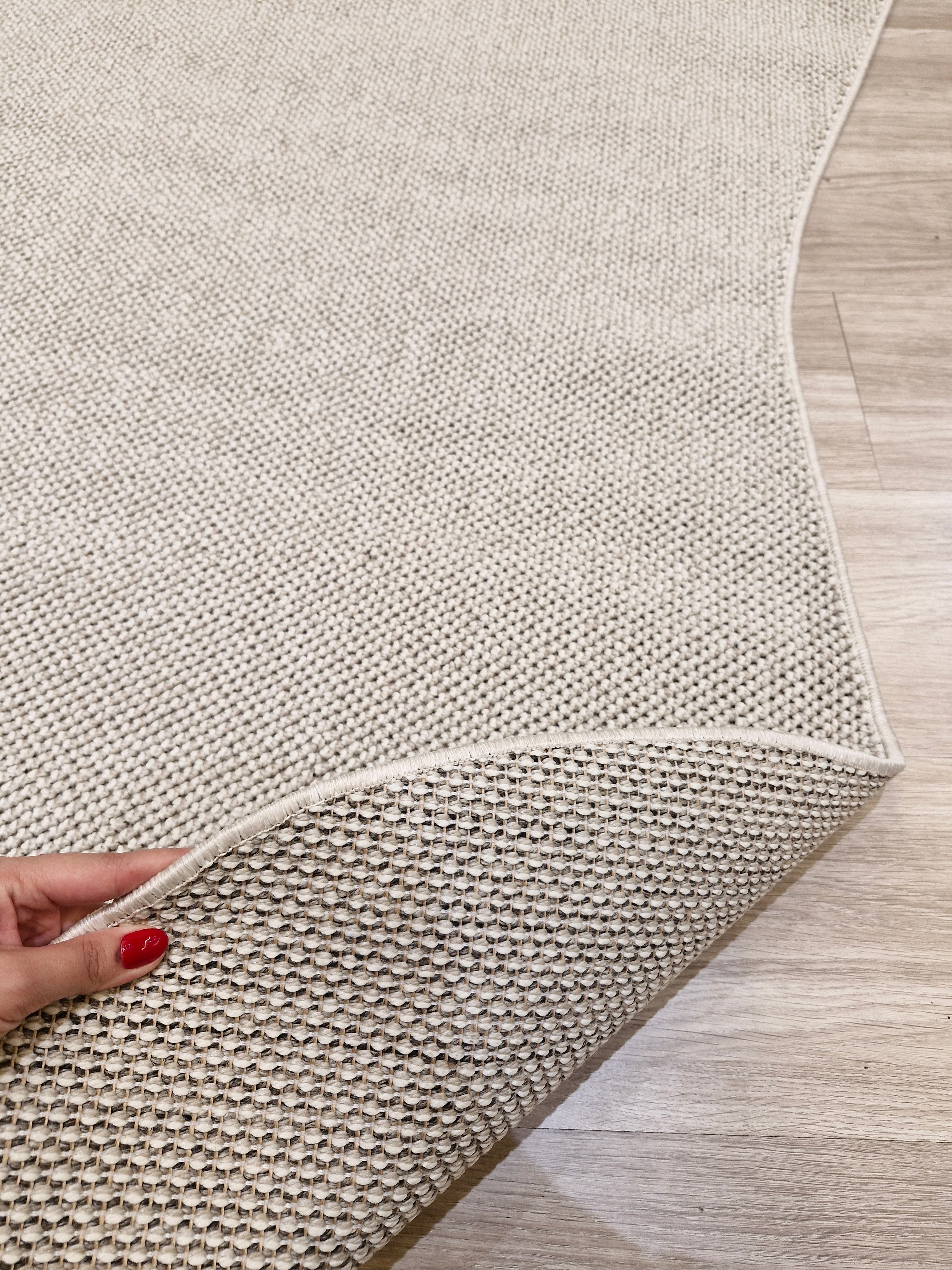 Tapete Orgânico Tramas Bege | Coleção Tramas