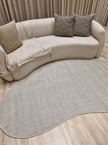 Tapete Orgânico Tramas Prata | Coleção Tramas