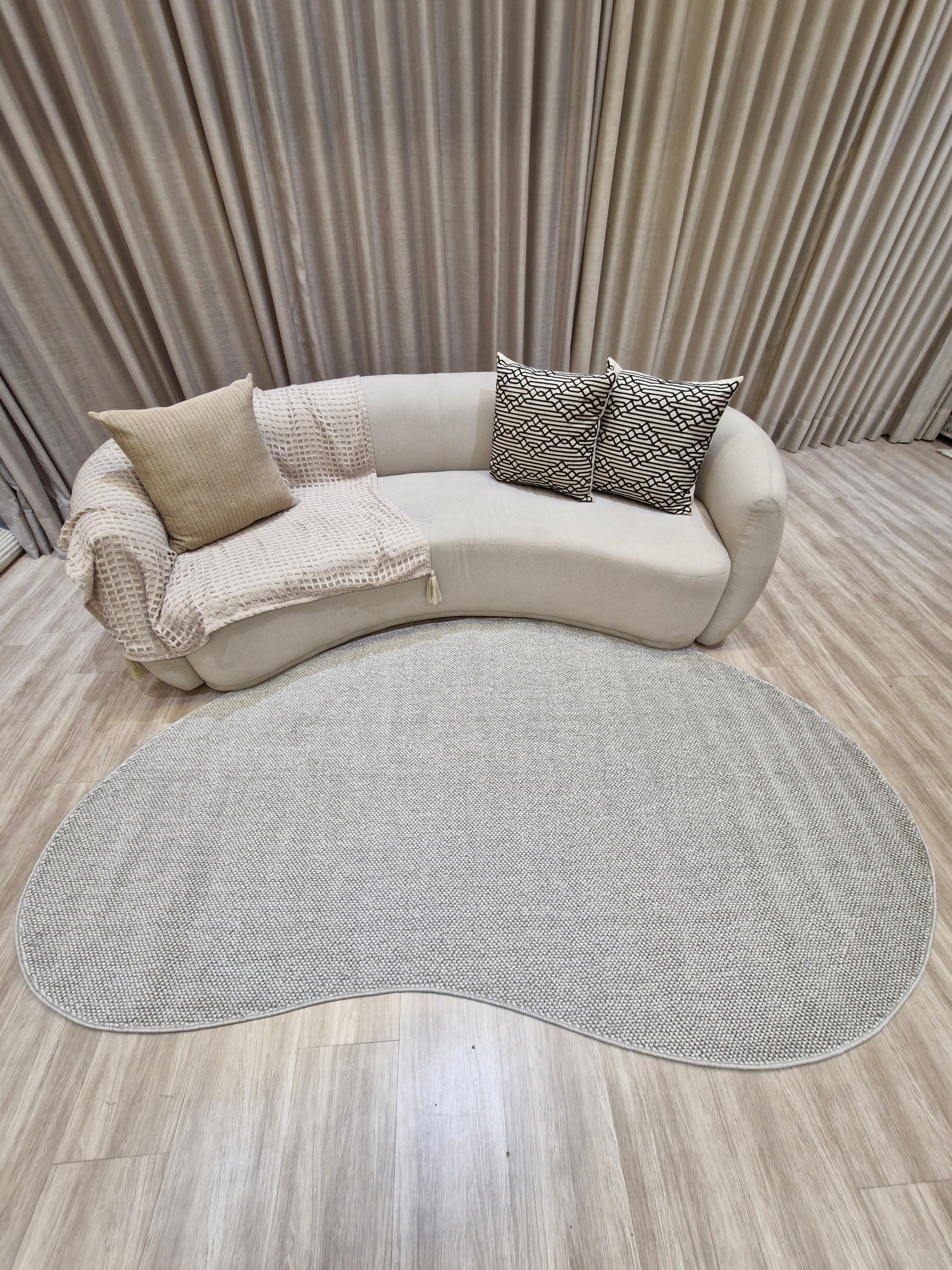 Tapete Orgânico Tramas Prata | Coleção Tramas