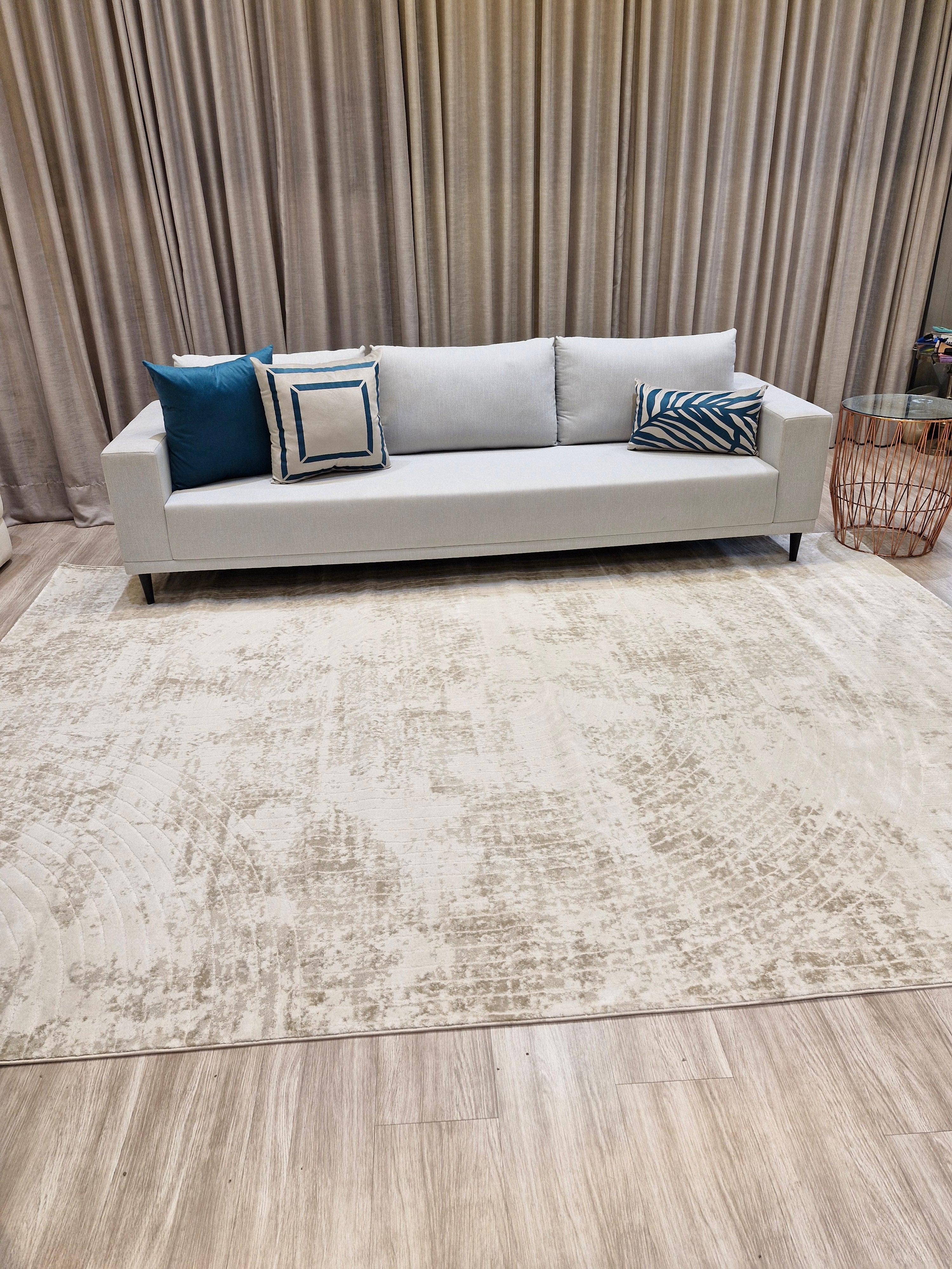 Tapete Turco Bege Textura Suave | Elegan06