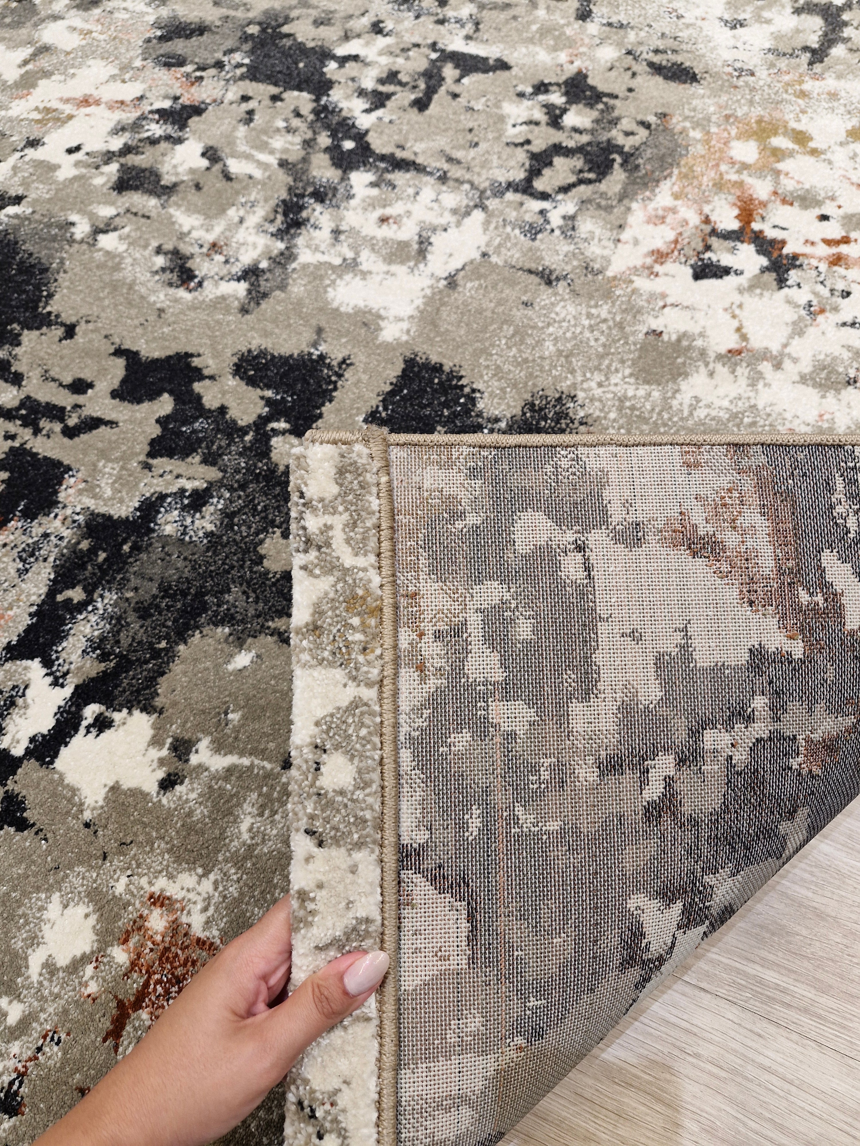 Tapete Egípcio Contemporâneo Multicolorido | 1 Milhão de Fios por m²