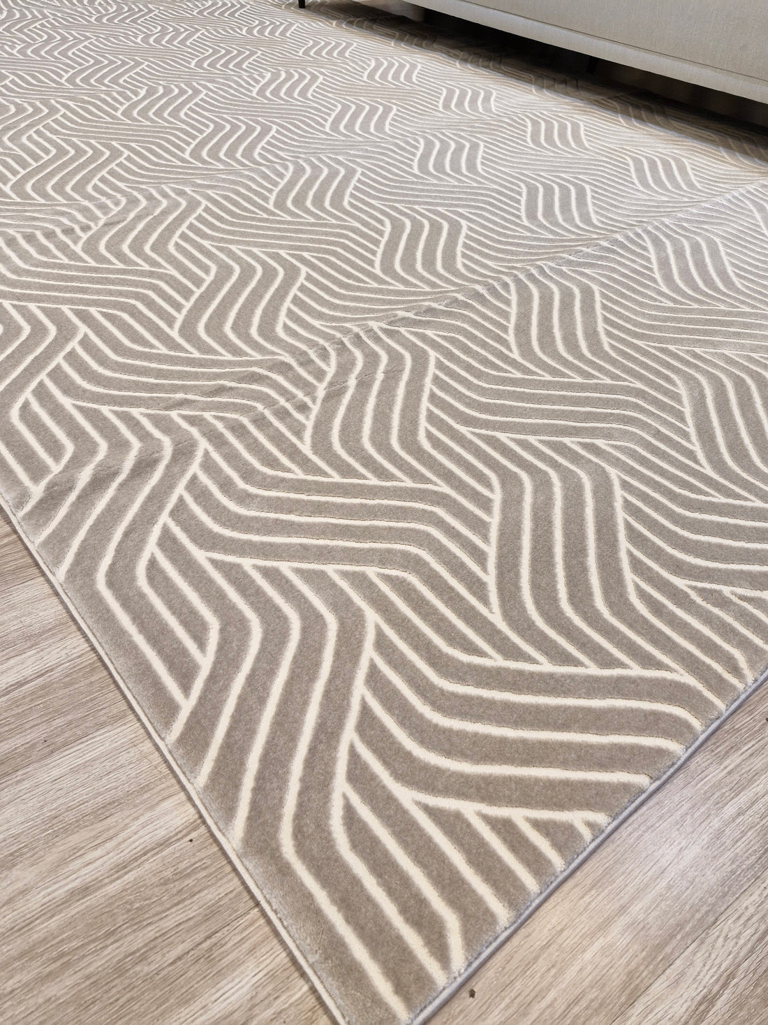 Tapete Turco Mbec Bege 250x350 | Importação Turquia Peça Única
