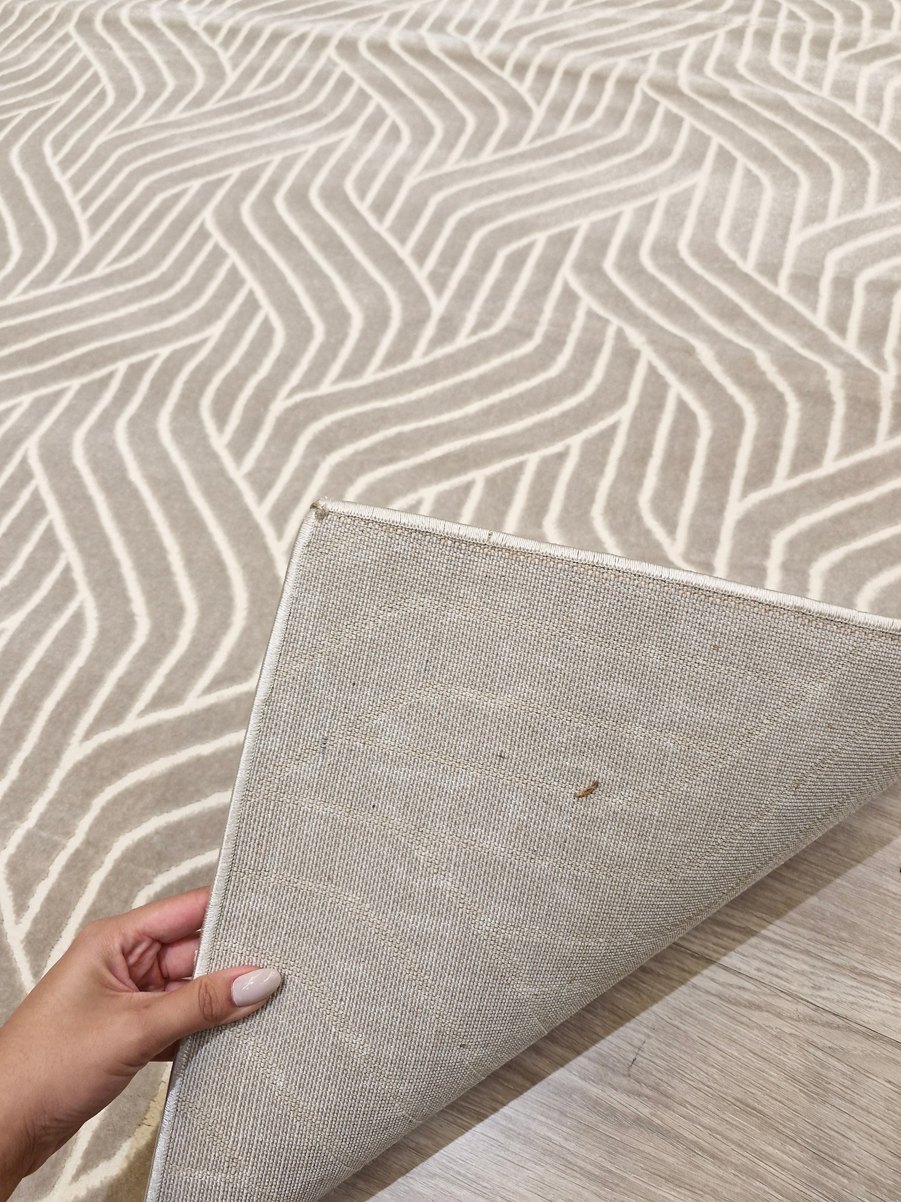 Tapete Turco Mbec Bege 250x350 | Importação Turquia Peça Única