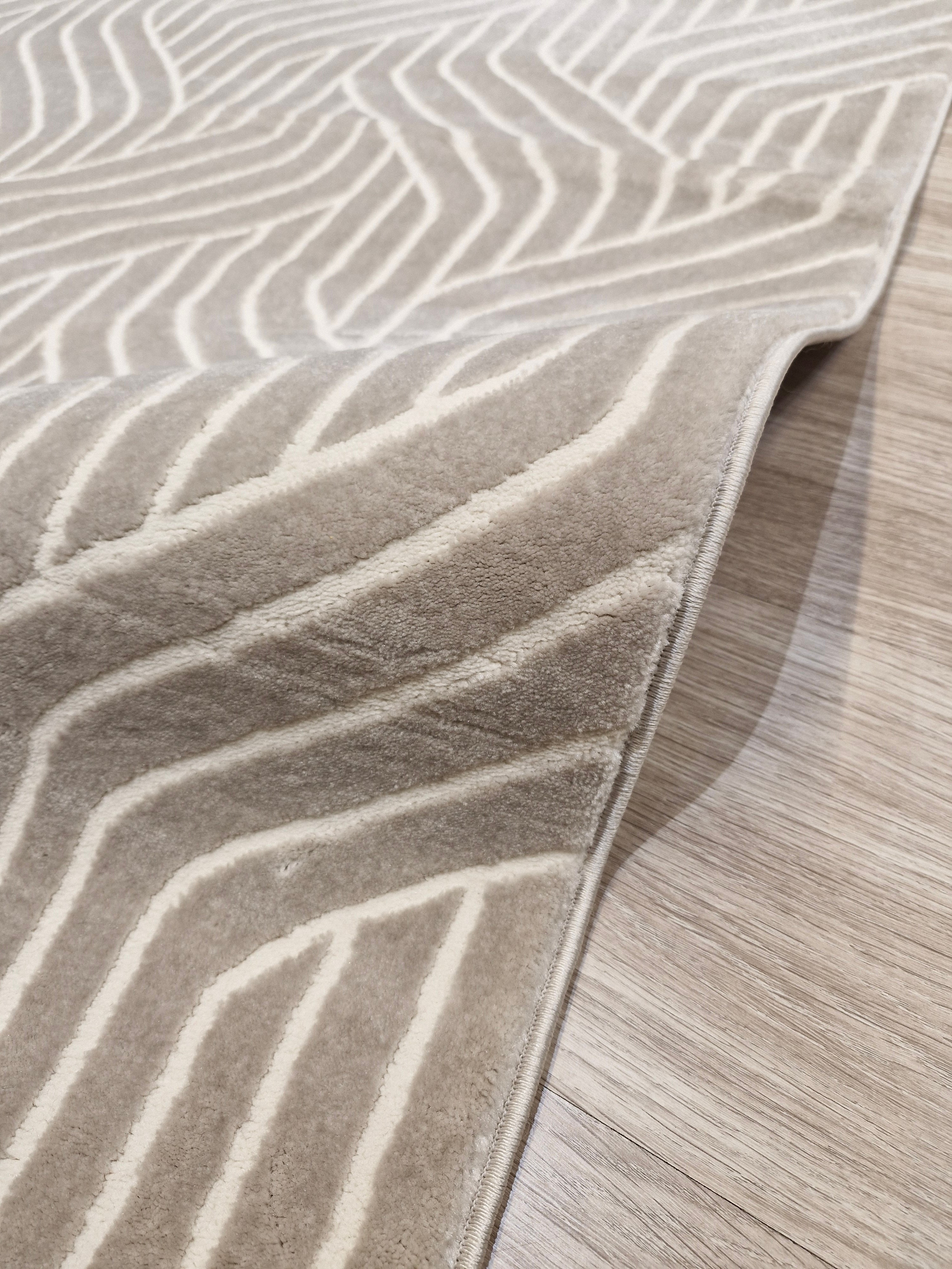 Tapete Turco Mbec Bege 250x350 | Importação Turquia Peça Única
