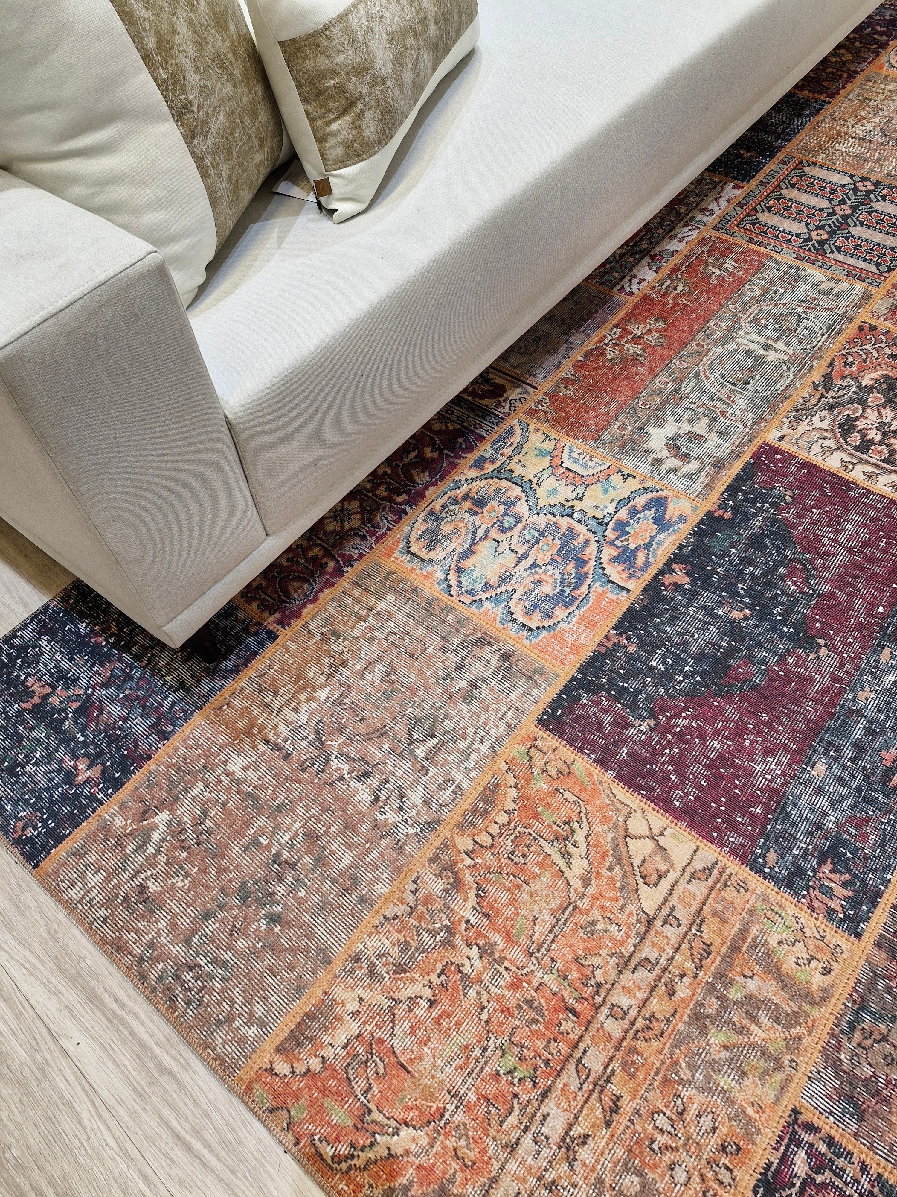 Tapete Egípcio Patchwork Multicolorido 10-20 | Coleção Reload | Importação Egito