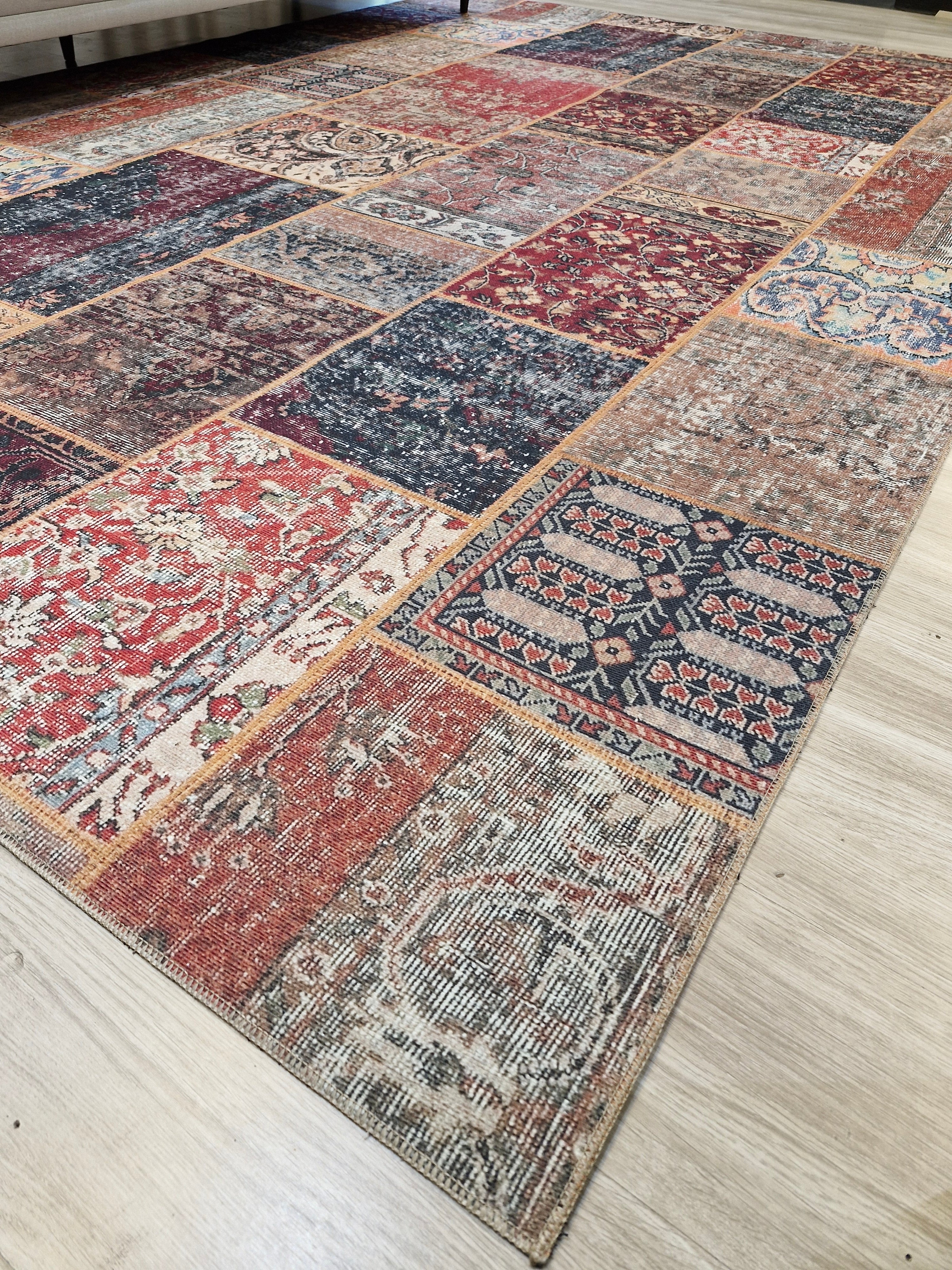 Tapete Egípcio Patchwork Multicolorido 10-20 | Coleção Reload | Importação Egito