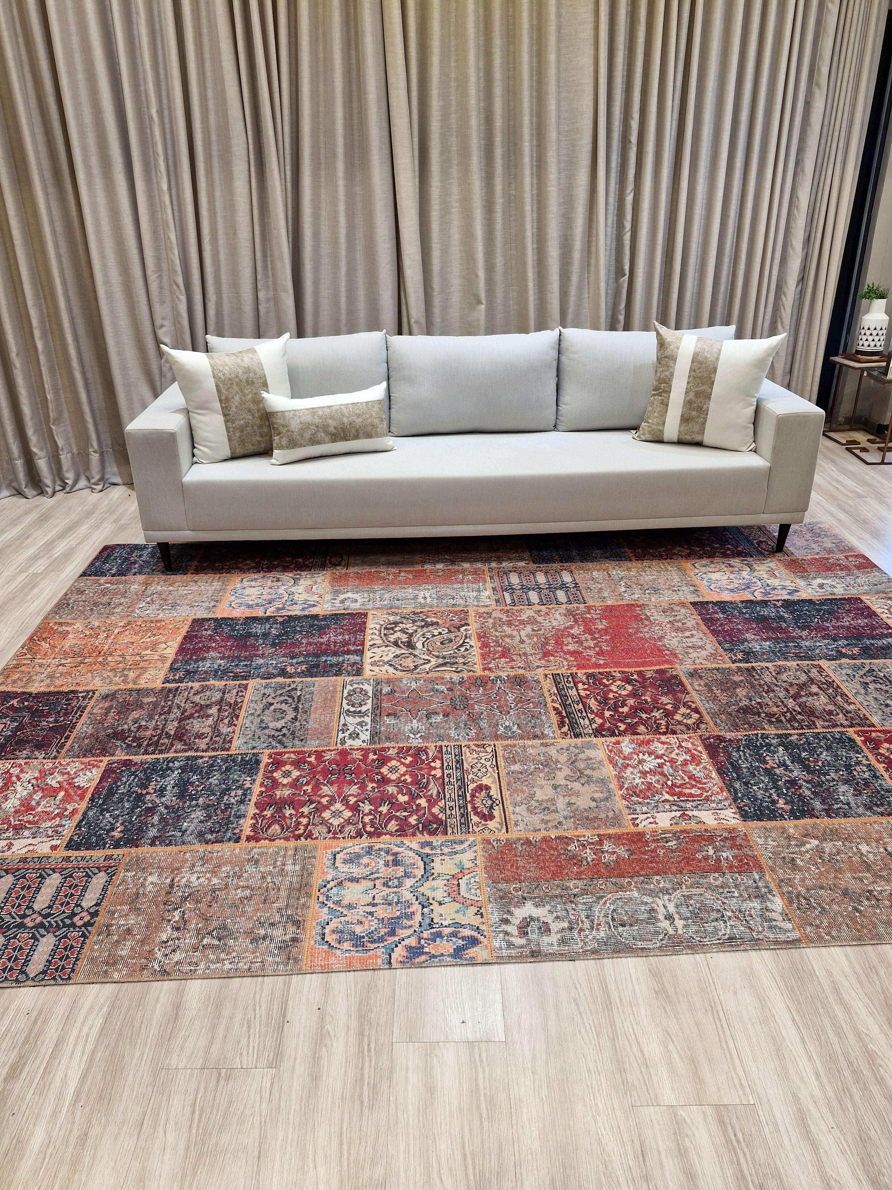 Tapete Egípcio Patchwork Multicolorido 10-20 | Coleção Reload | Importação Egito