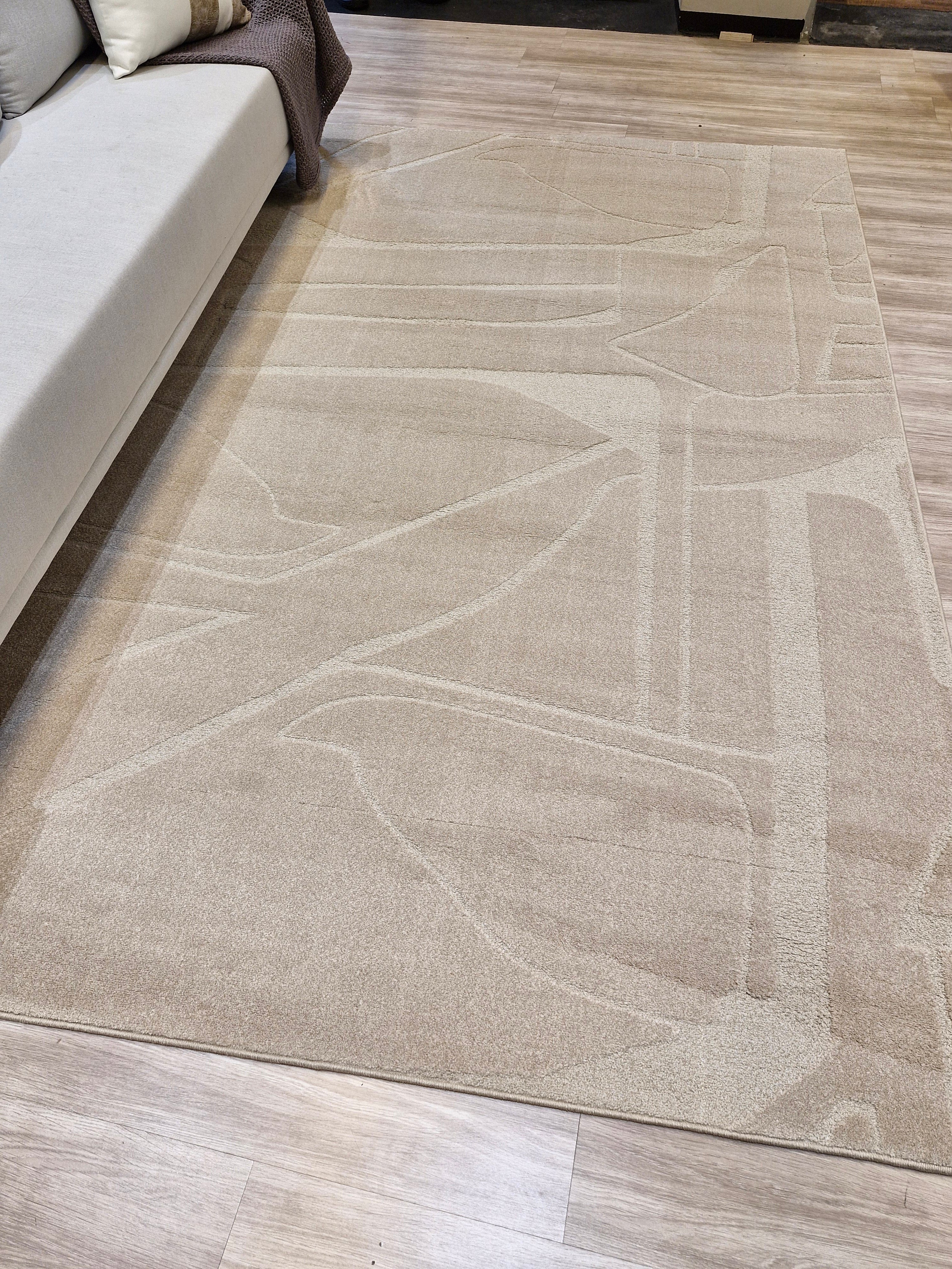 Tapete Turco Aury Bege | Importação Turquia