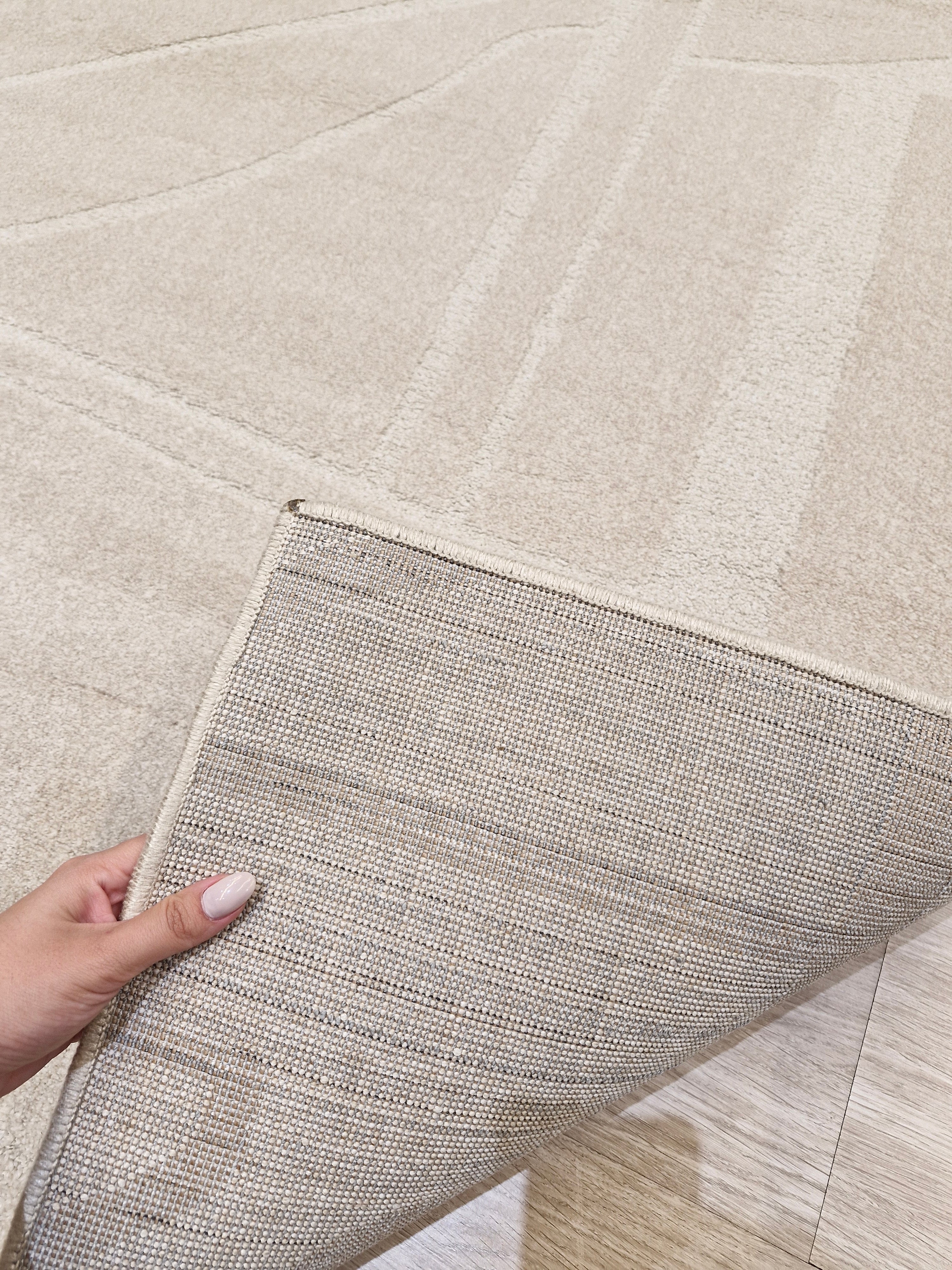 Tapete Turco Aury Bege | Importação Turquia