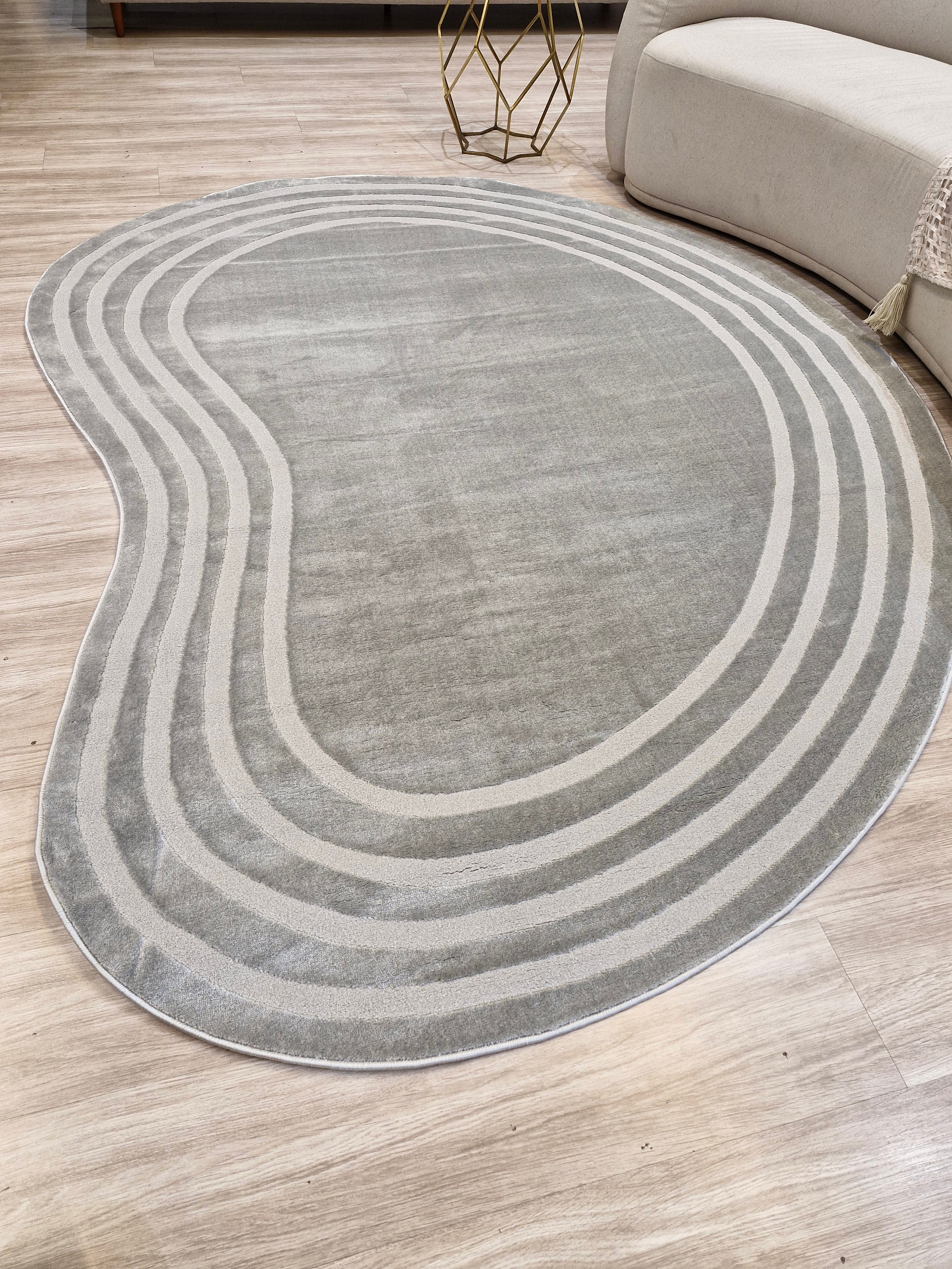 Tapete Organic Dall1 Prata  | Importação Turquia Orgânico