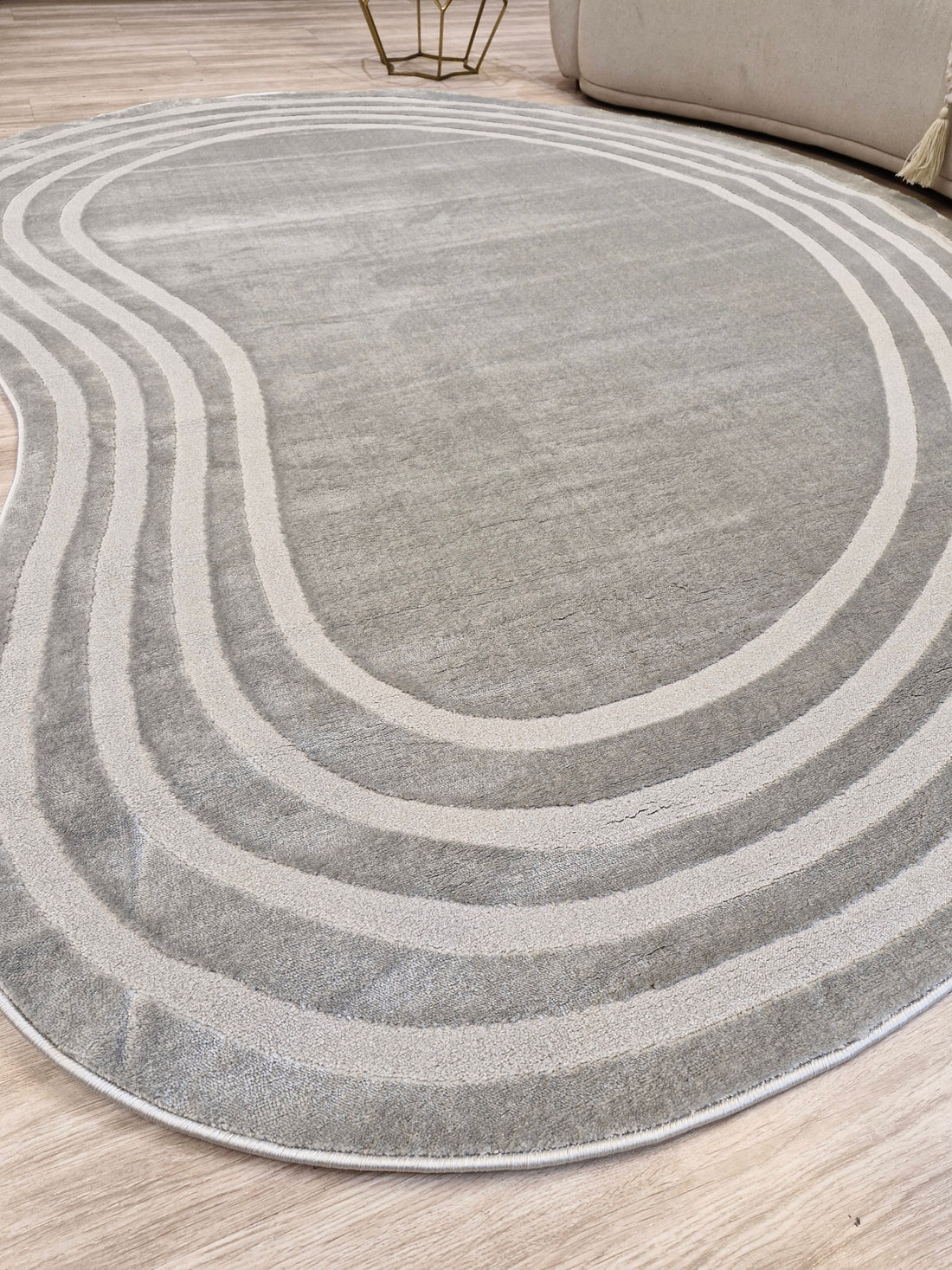 Tapete Organic Dall1 Prata  | Importação Turquia Orgânico