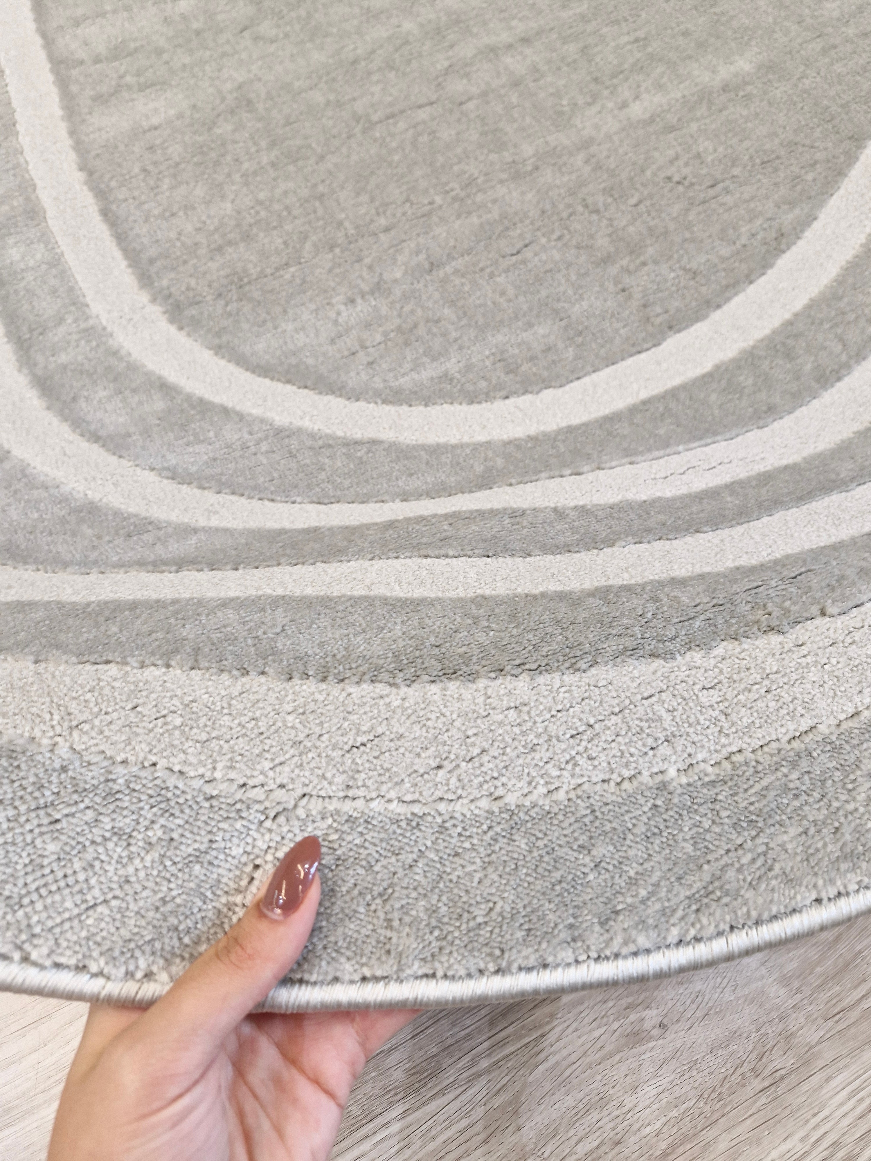 Tapete Organic Dall11 Prata | Importação Turquia Orgânico