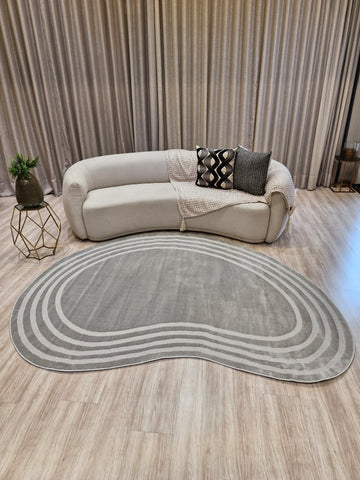 Tapete Organic Dall1 Prata  | Importação Turquia Orgânico