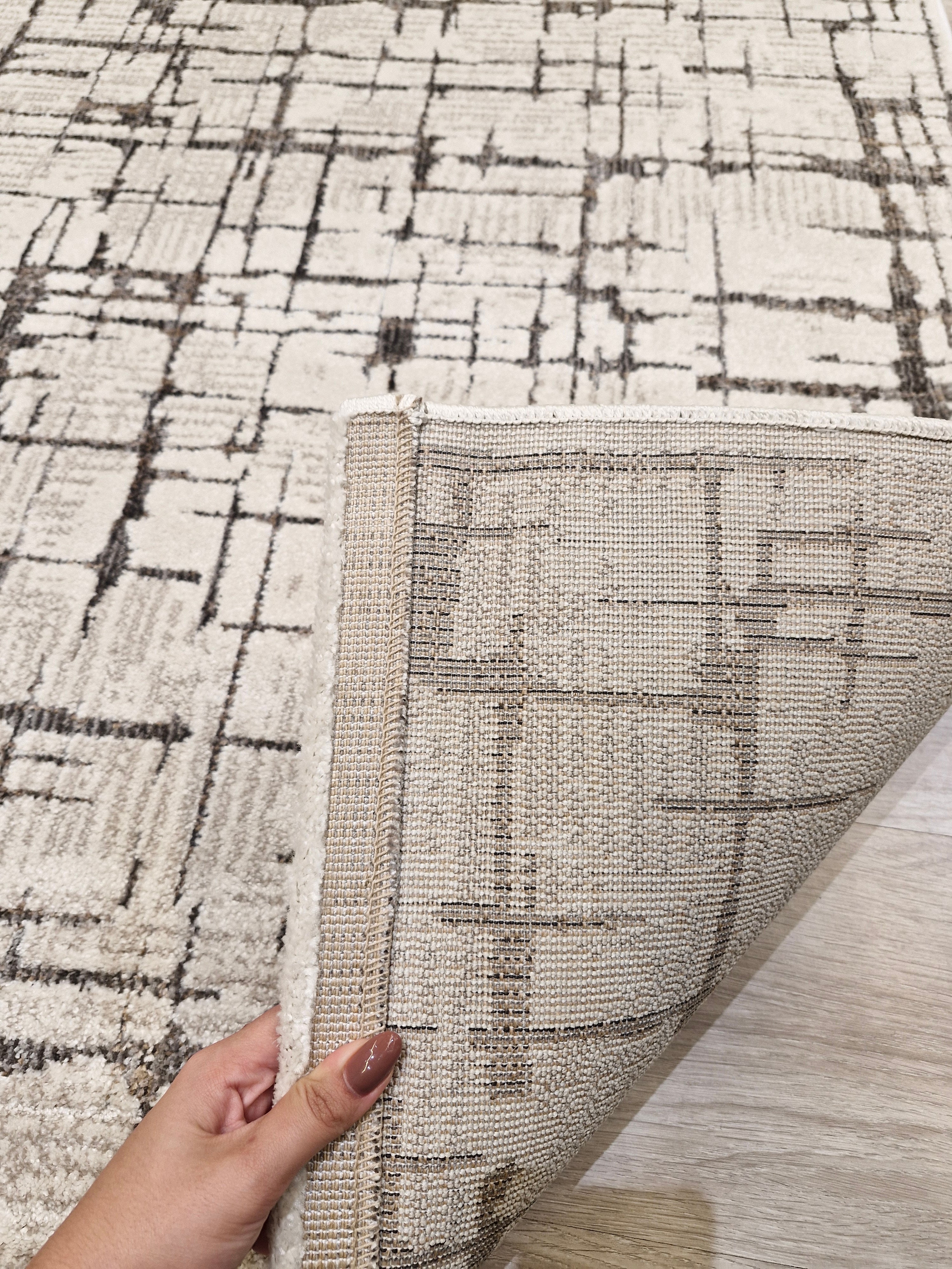 Tapete Egípcio Desenhado Algar001W | Importação Egito