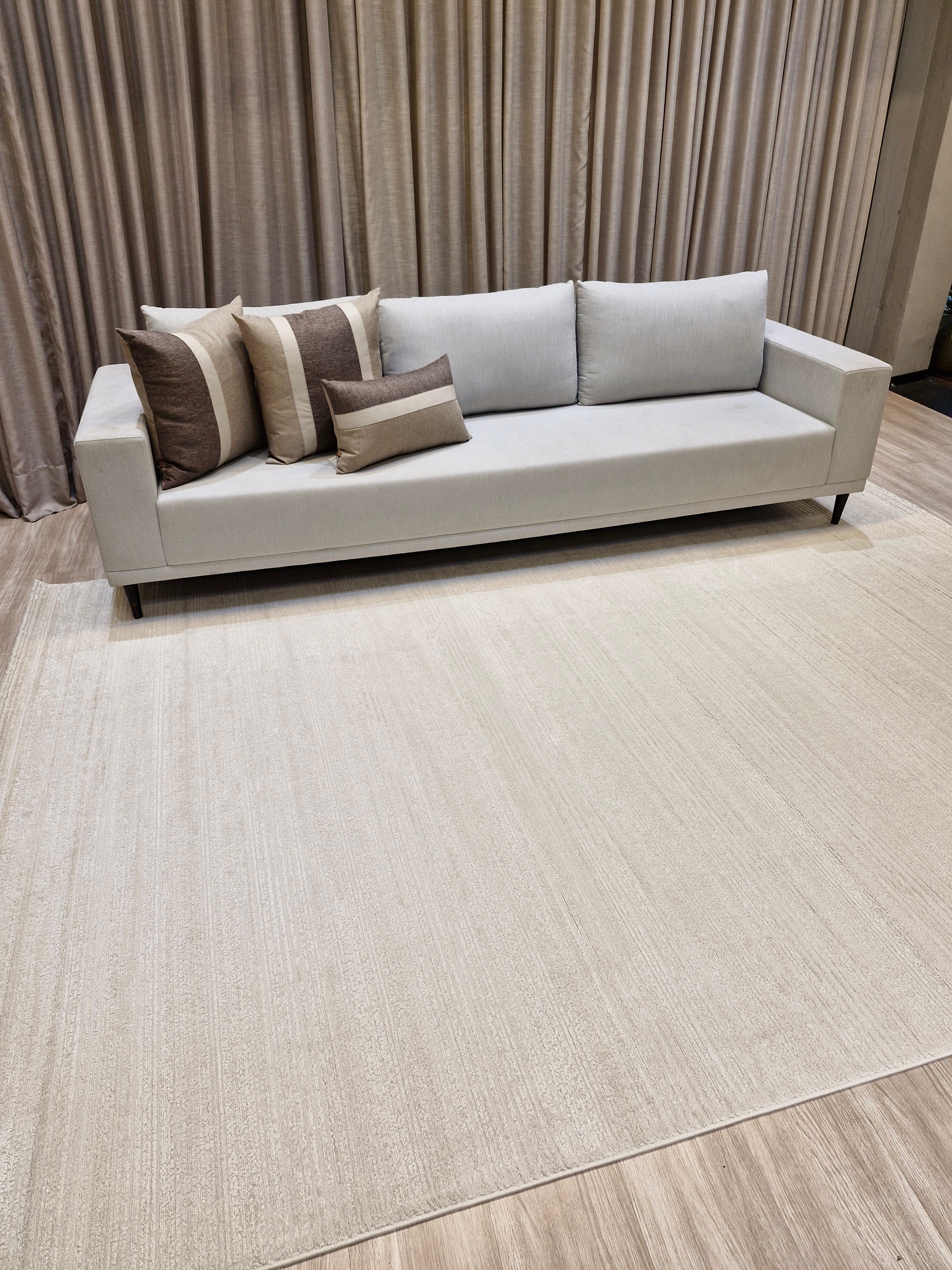 Tapete Turco Off White Brag67 | Importação Turquia