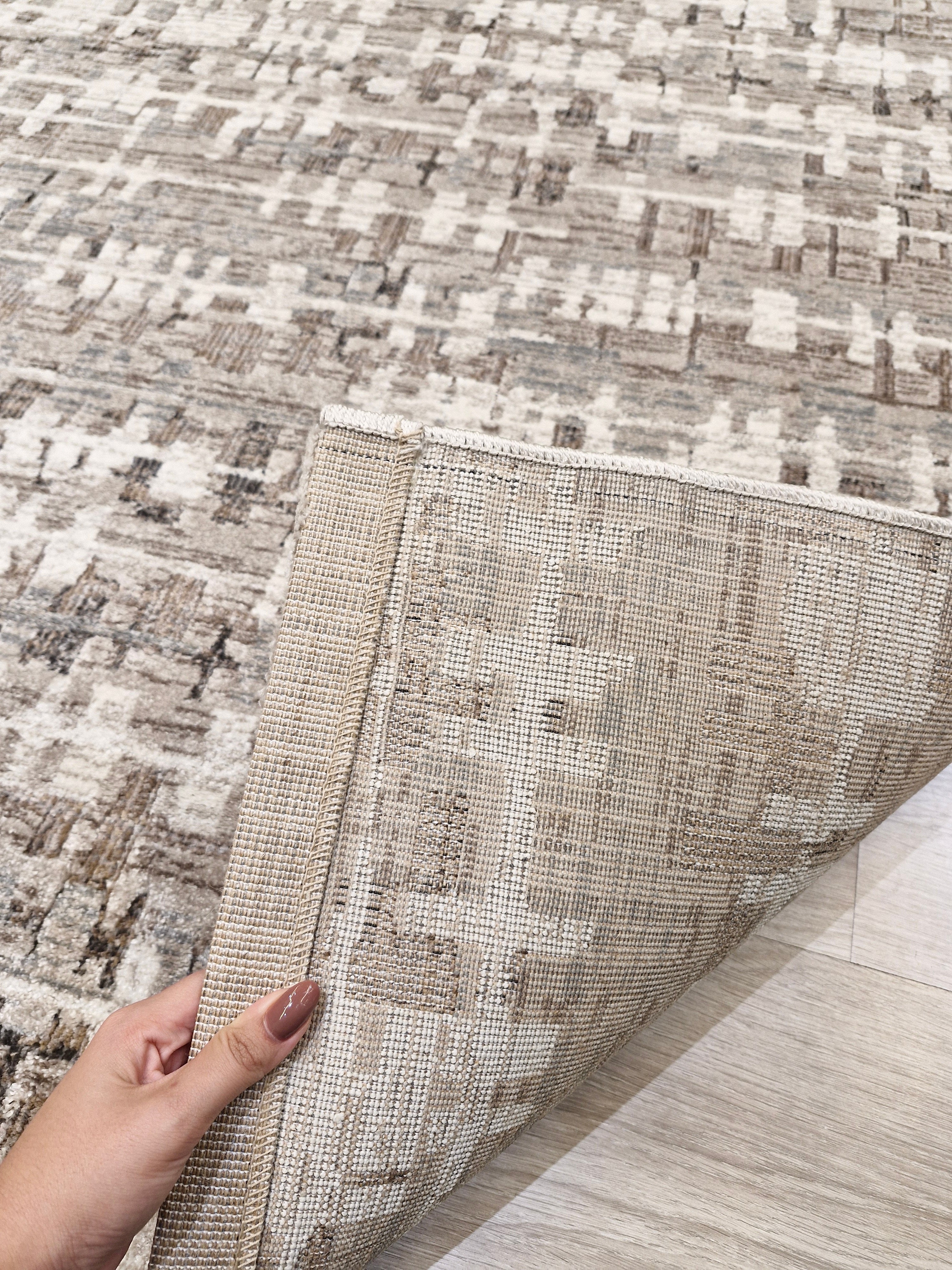 Tapete Egípcio Abstrato Algar014D | Importação Egito