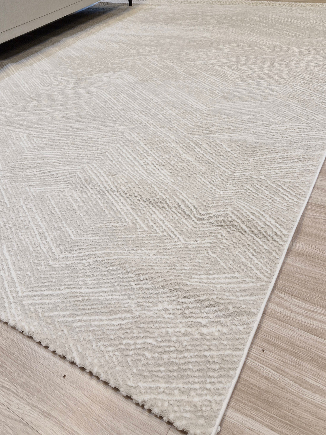 Tapete Egípcio Chevron Bege | Importação Egito Lio29 Bege