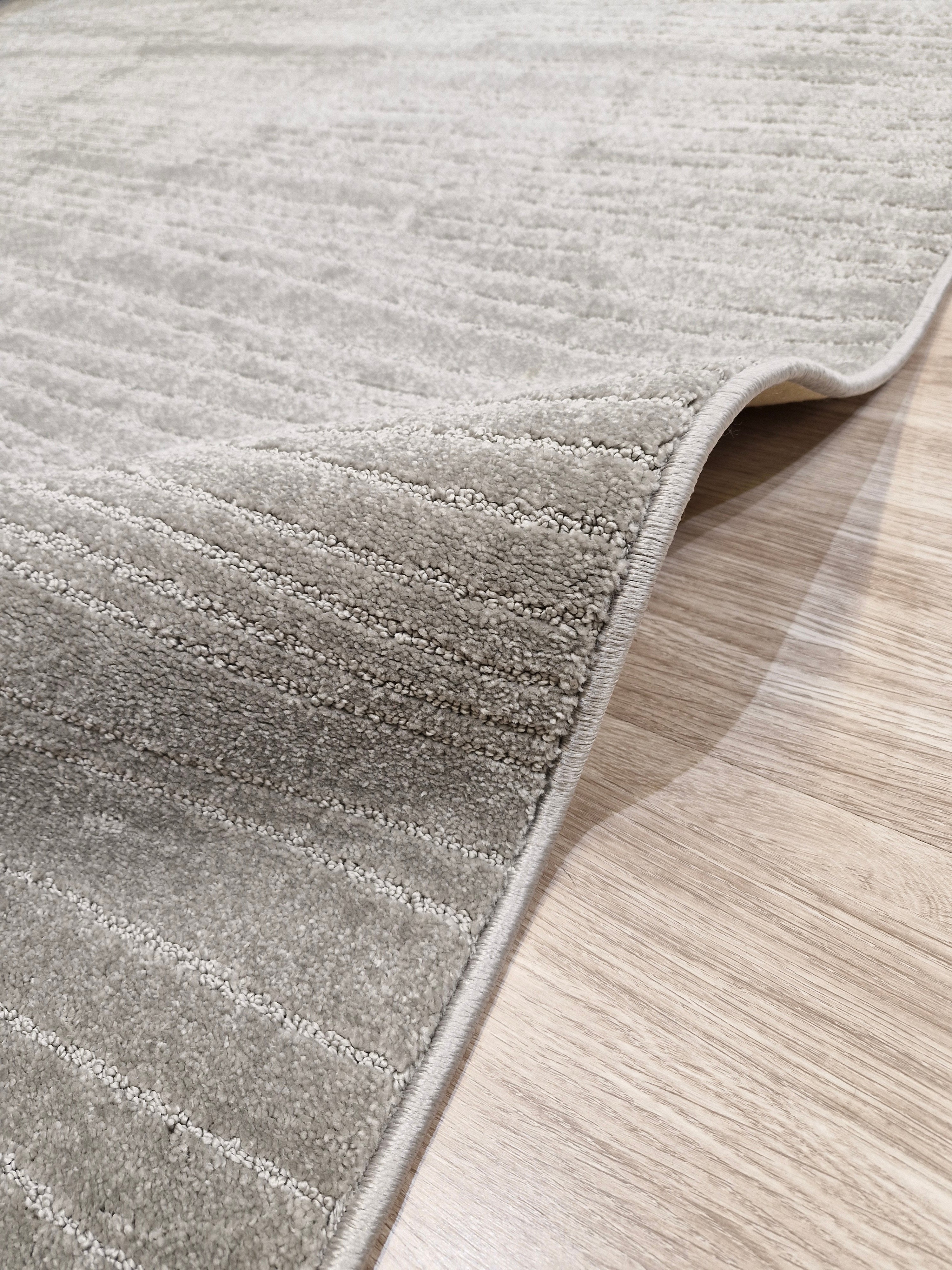 Tapete Turco Cinza Nassy-77627 | Tapetes Sob Medida