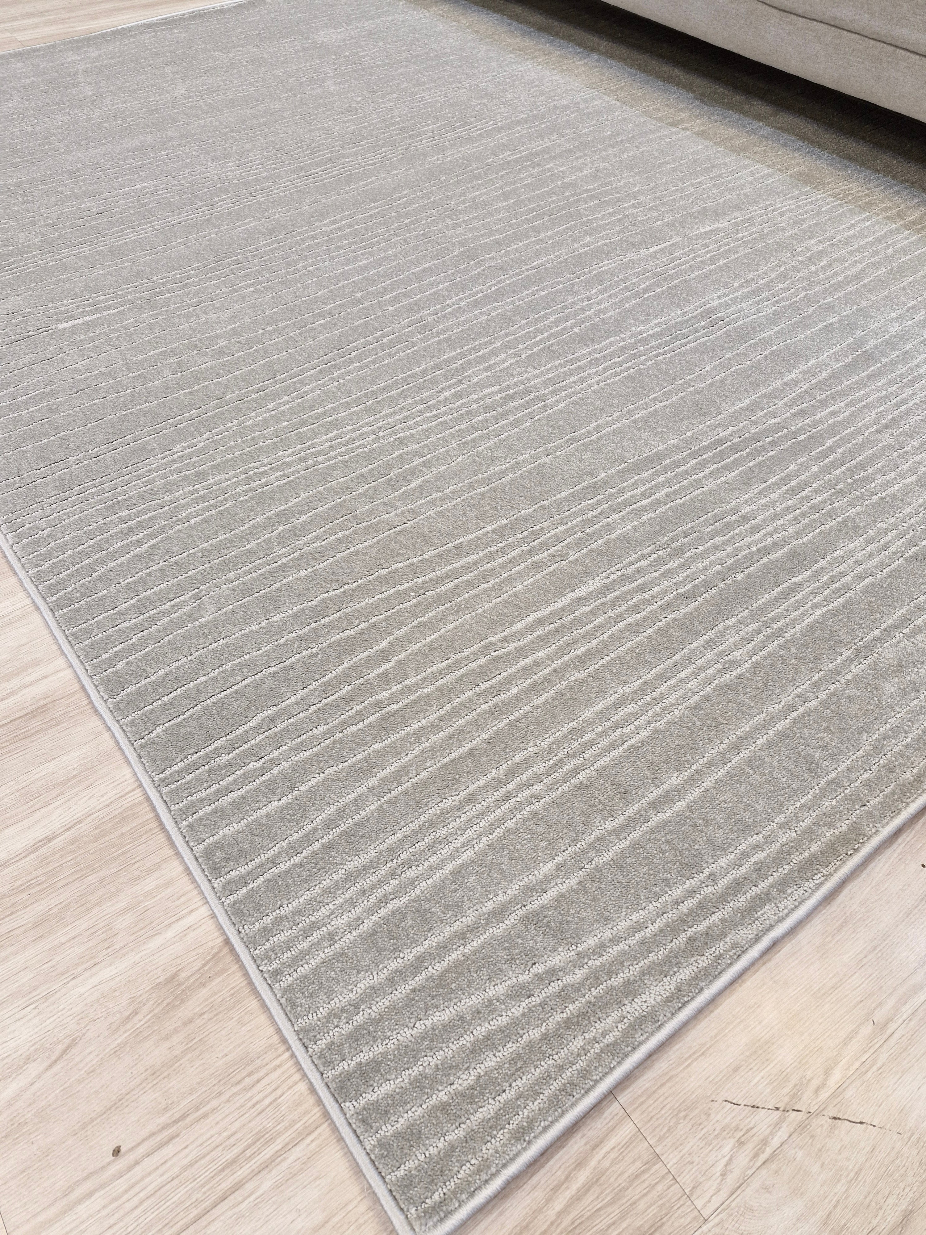 Tapete Turco Cinza Nassy-77627 | Tapetes Sob Medida