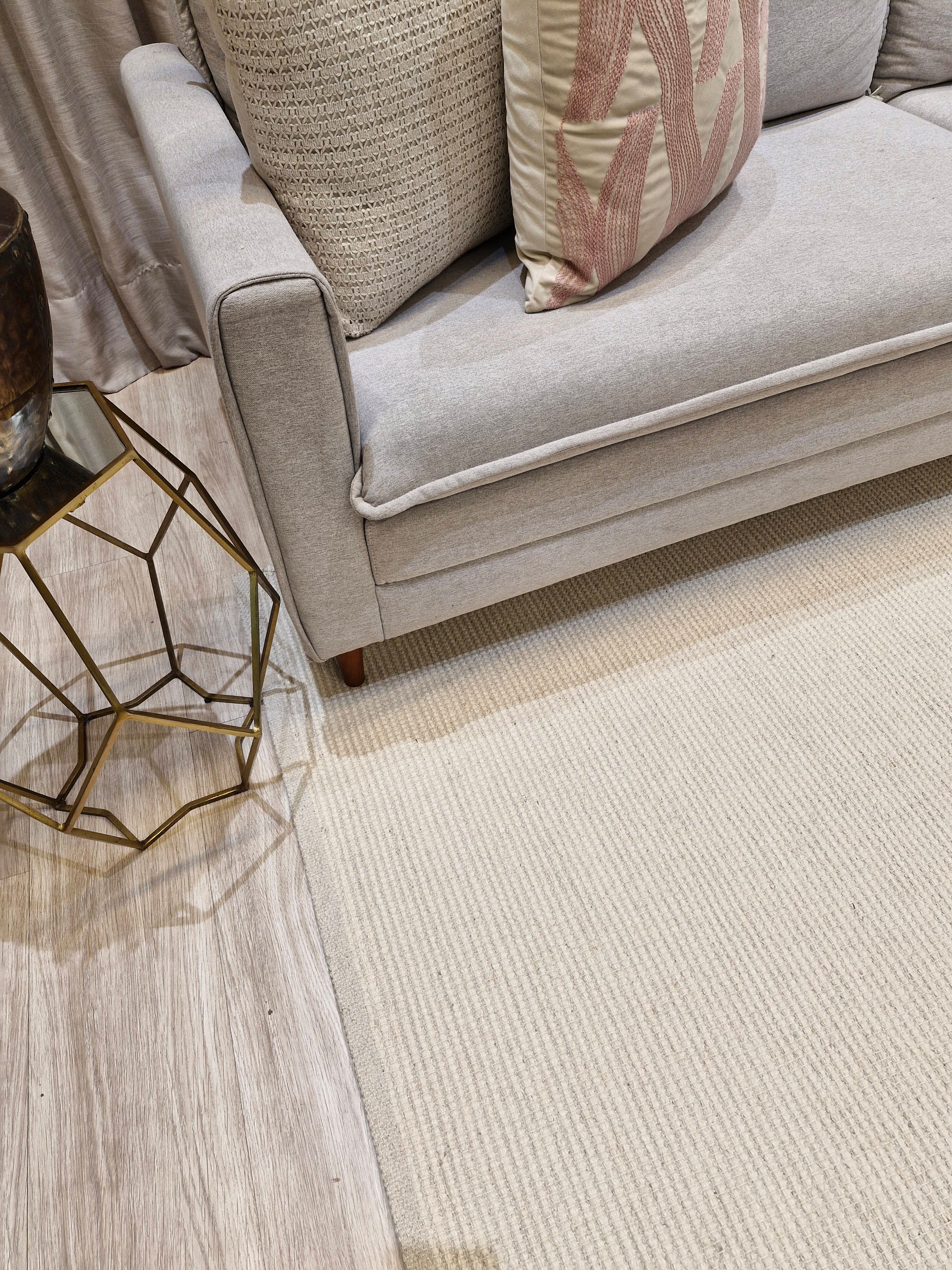 Tapete Indiano Manufaturado Capry Off White | Importação Índia