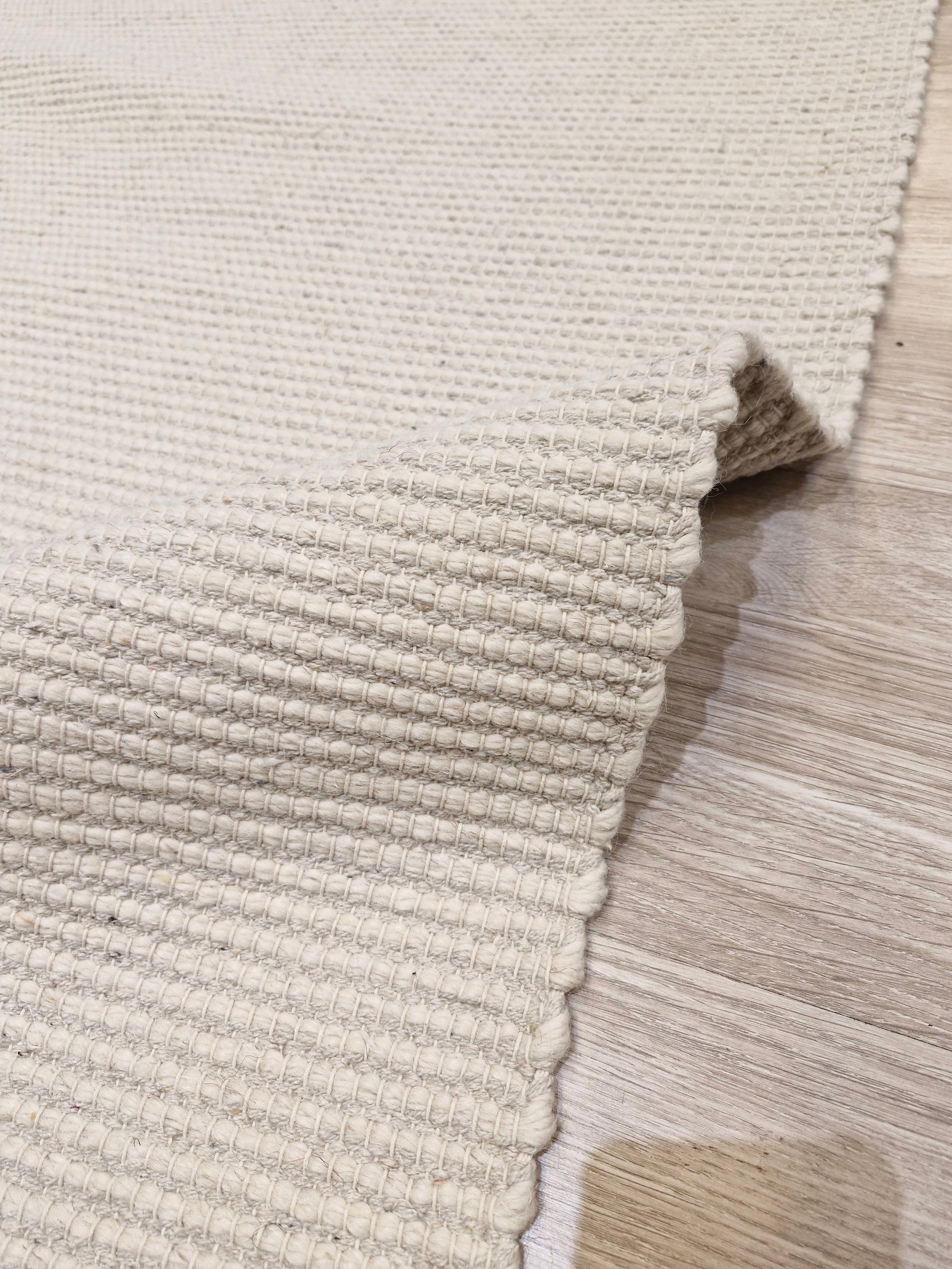 Tapete Indiano Manufaturado Capry Off White | Importação Índia