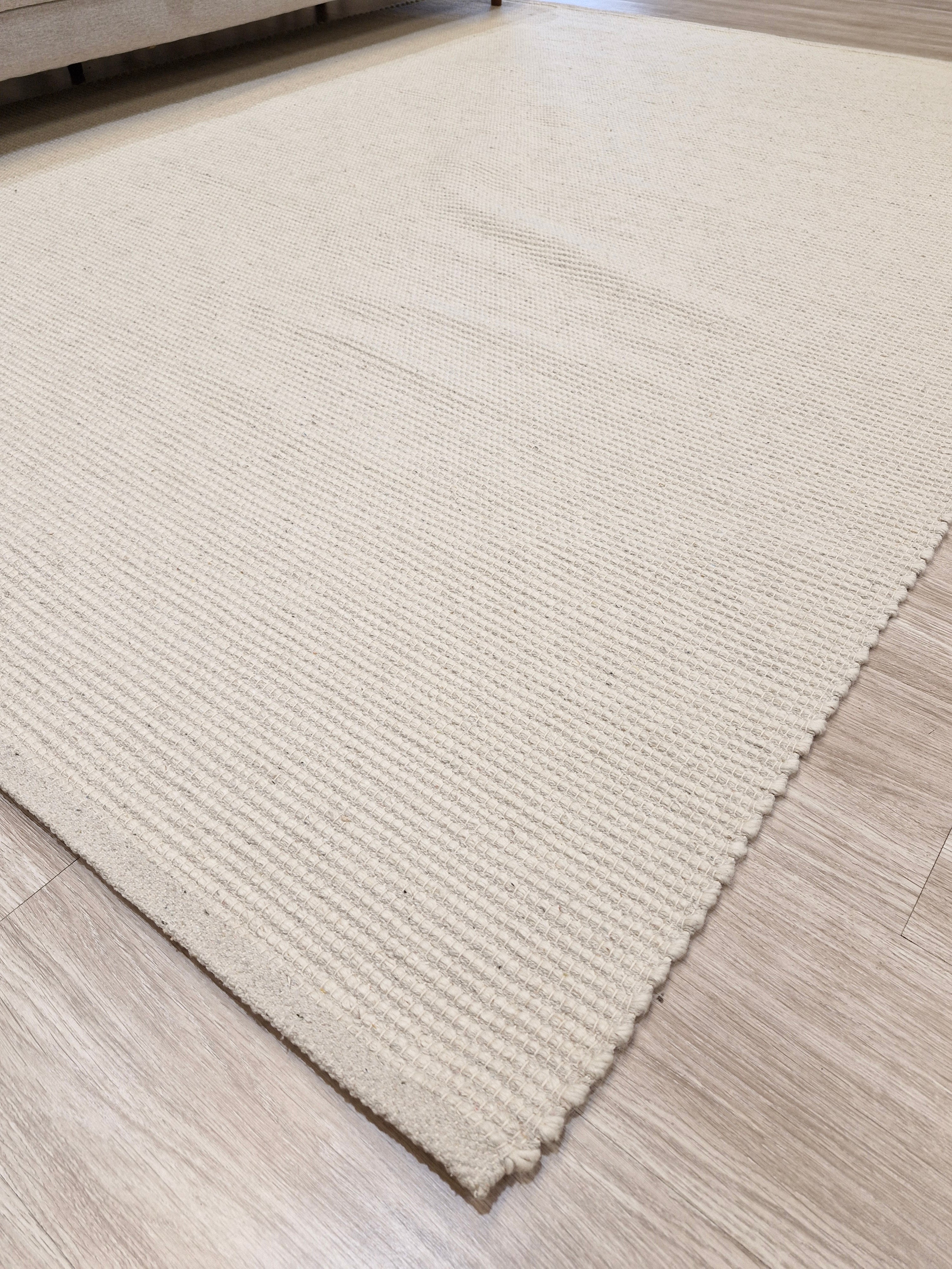 Tapete Indiano Manufaturado Capry Off White | Importação Índia