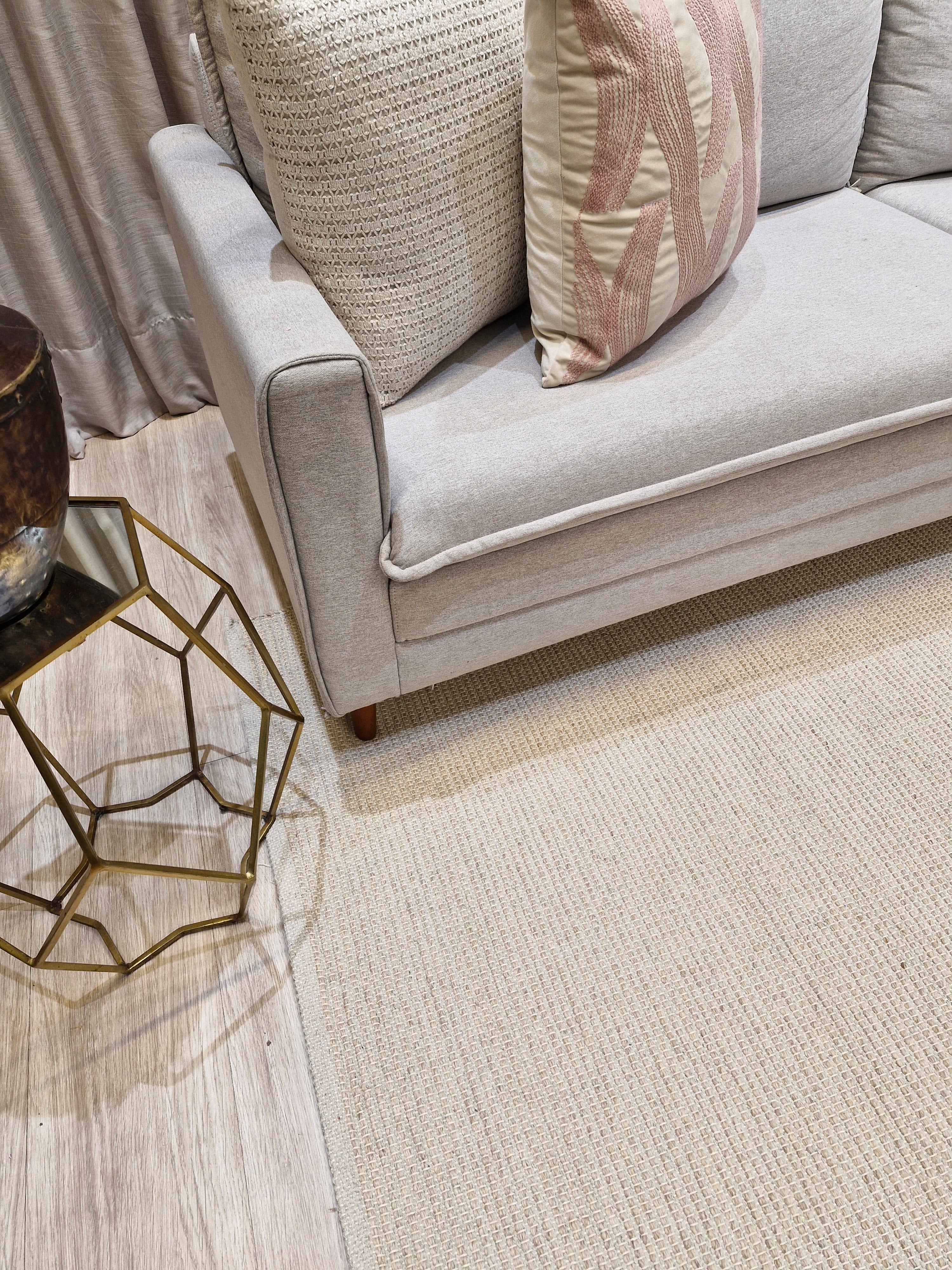 Tapete Indiano Manufaturado Capry Beige | Importação Índia