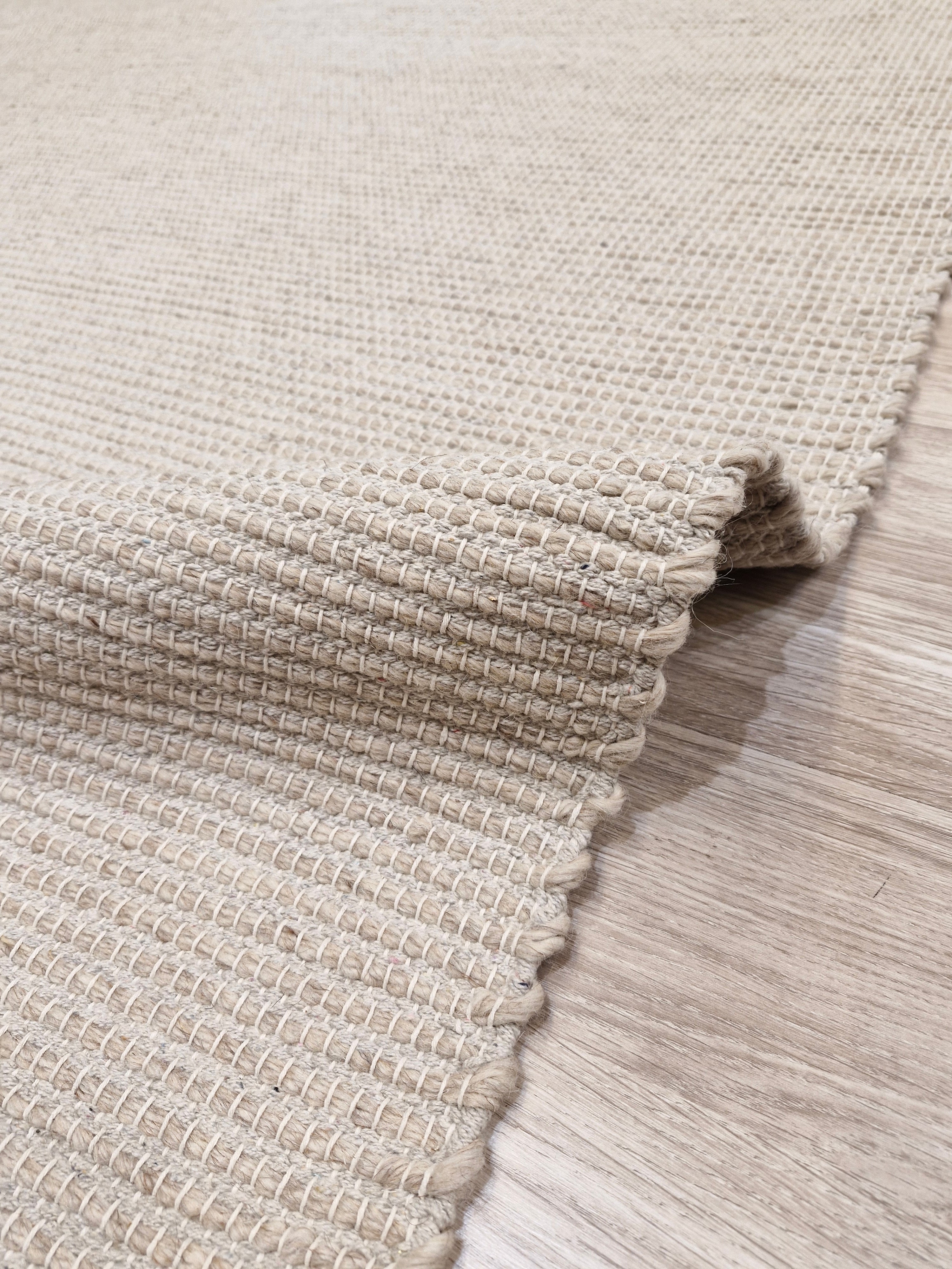 Tapete Indiano Manufaturado Capry Beige | Importação Índia