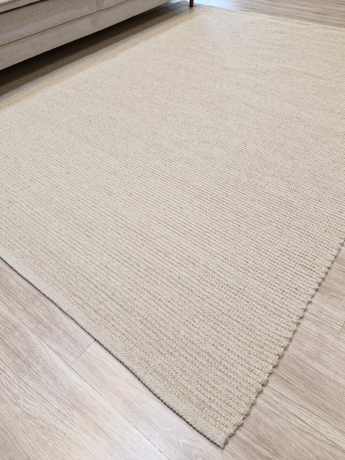 Tapete Indiano Manufaturado Capry Beige | Importação Índia