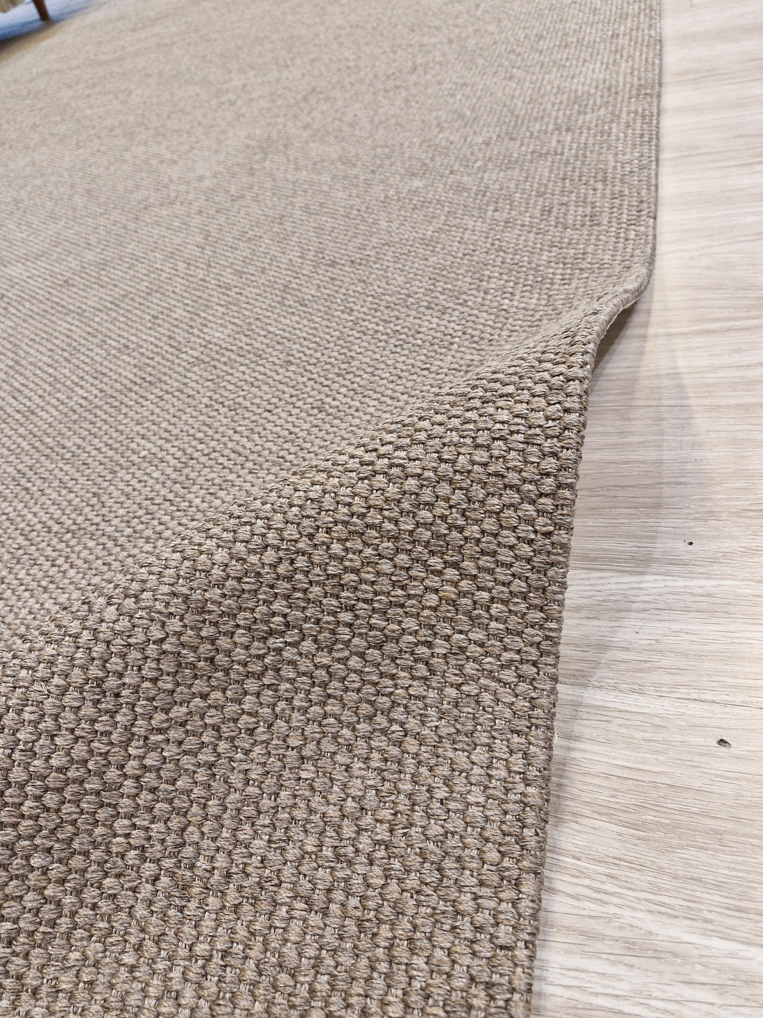 Tapete Em Sisal Natural Antiderrapante Cor Natural 02 | Tapete Feito Sob Encomenda