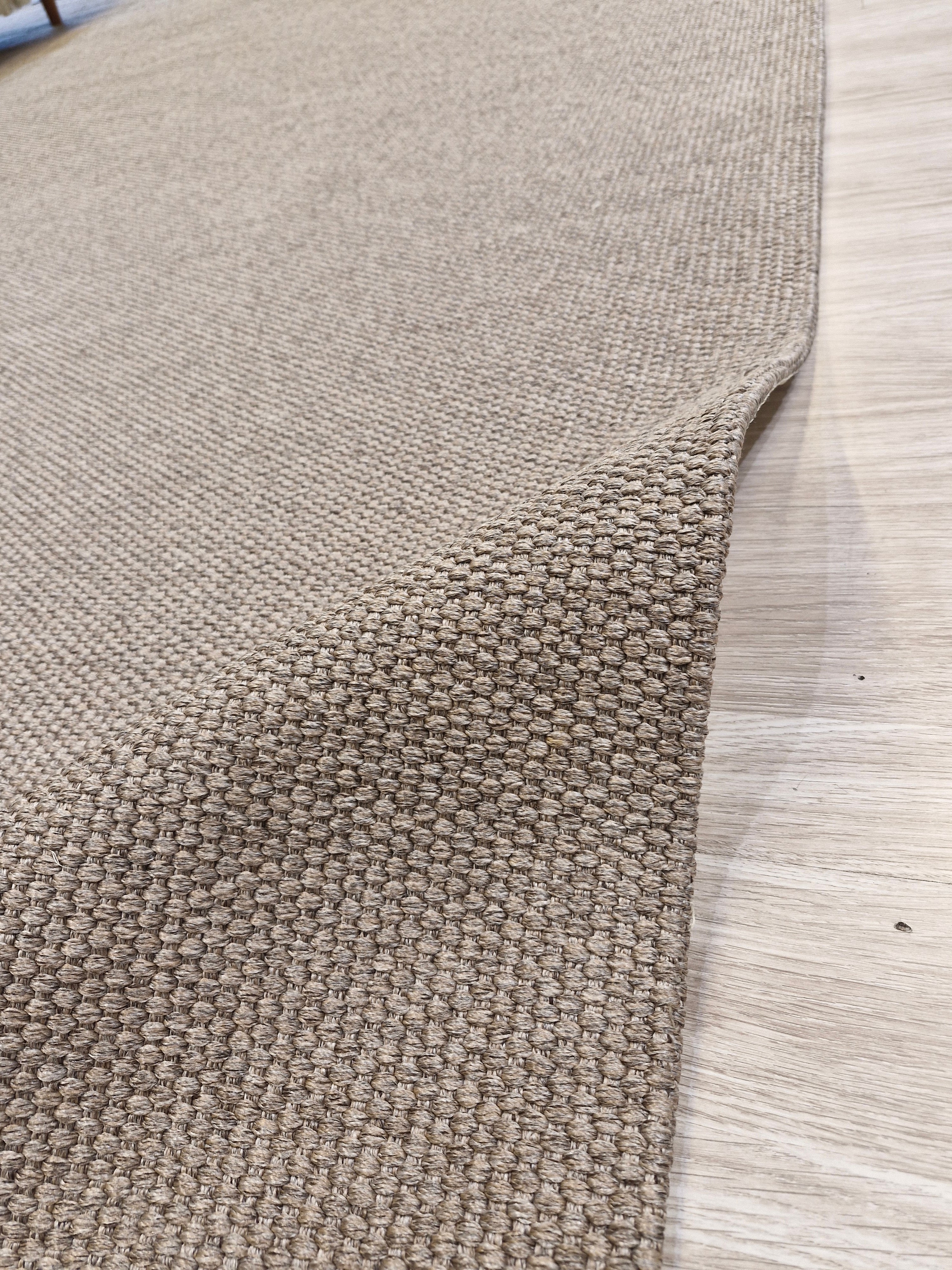 Tapete Em Sisal Natural Antiderrapante Cor Natural 02 | Tapete Feito Sob Encomenda