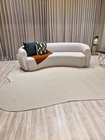 Tapete Formato Orgânico Bege 200x300 | Tapete Orgânico
