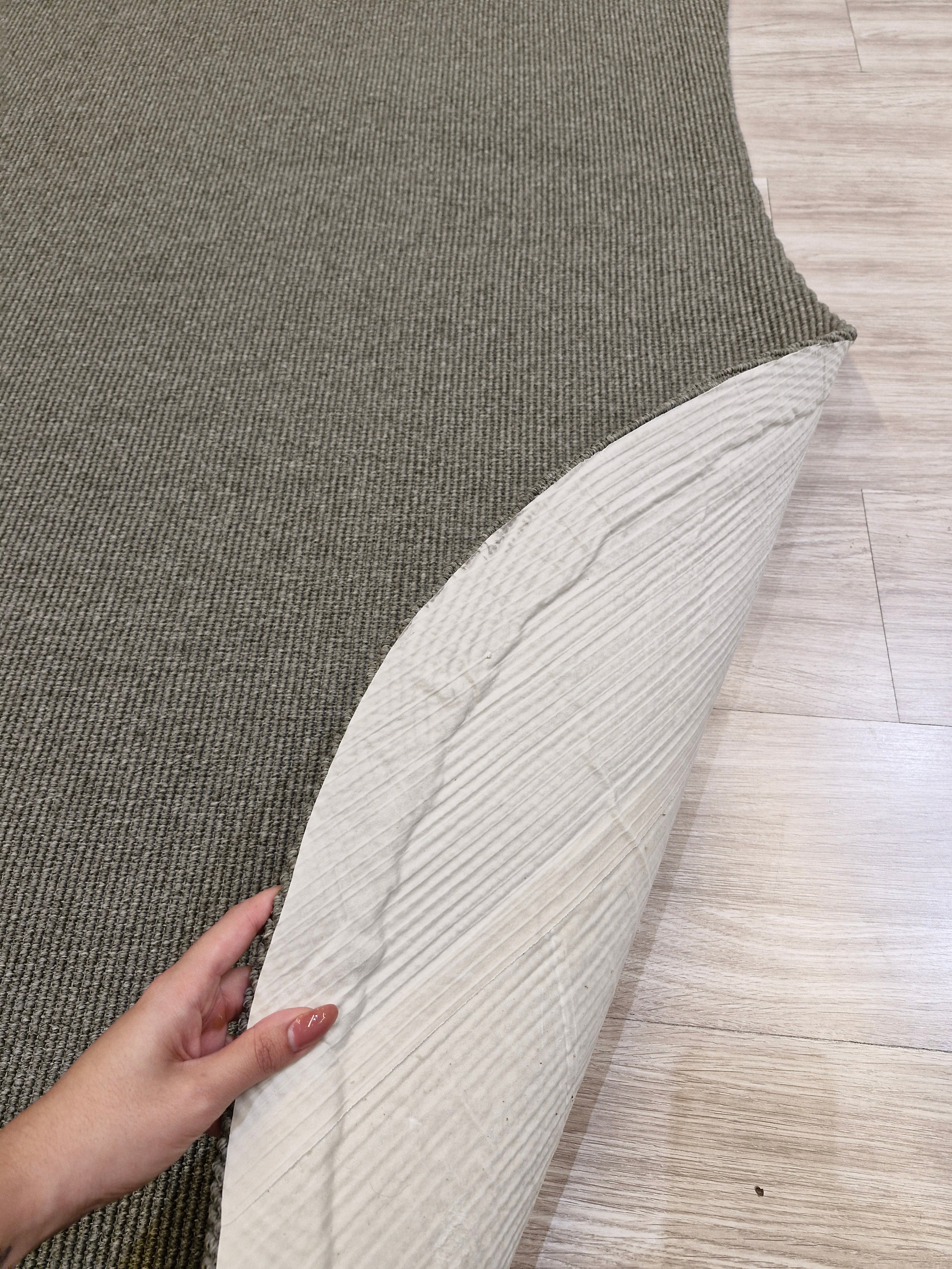 Tapete Formato Orgânico Oliva 200x300 | Tapete Orgânico