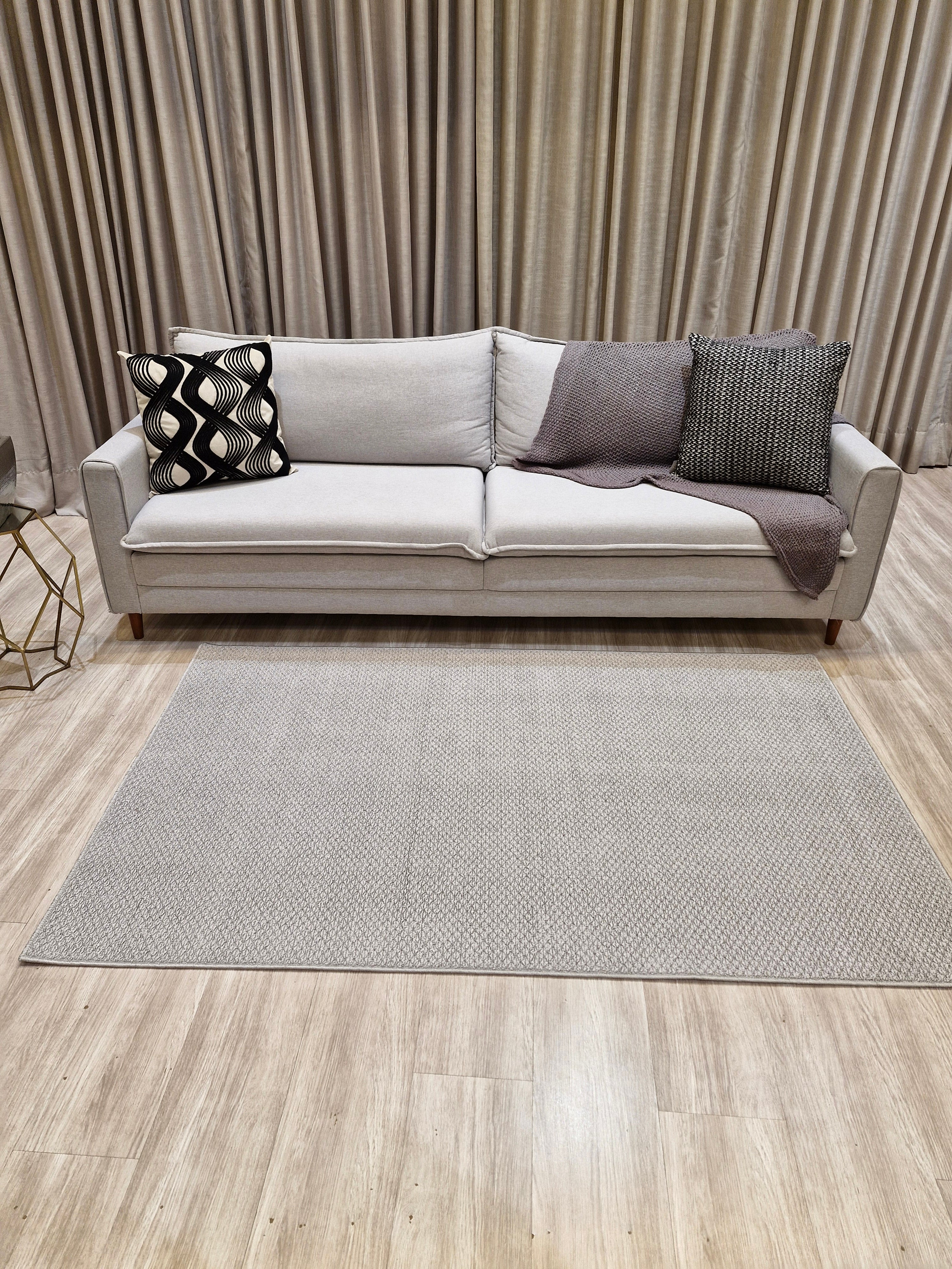Tapete Nacional Boucle Cinza 120x200  | Peça Única