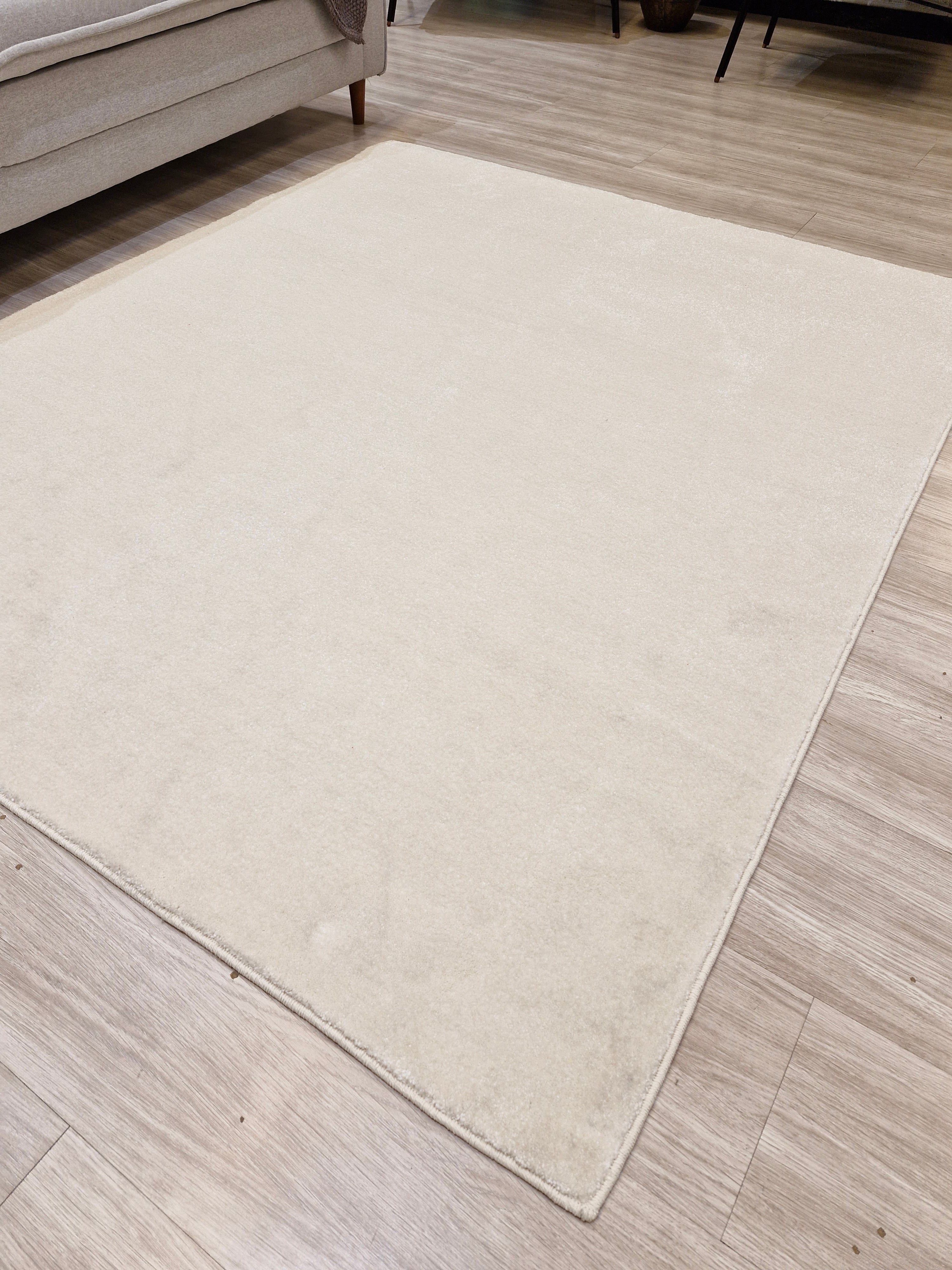 Tapete Bege Impermeável 150x180 | Peça Única
