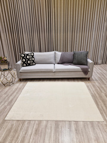 Tapete Bege Impermeável 150x180 | Peça Única