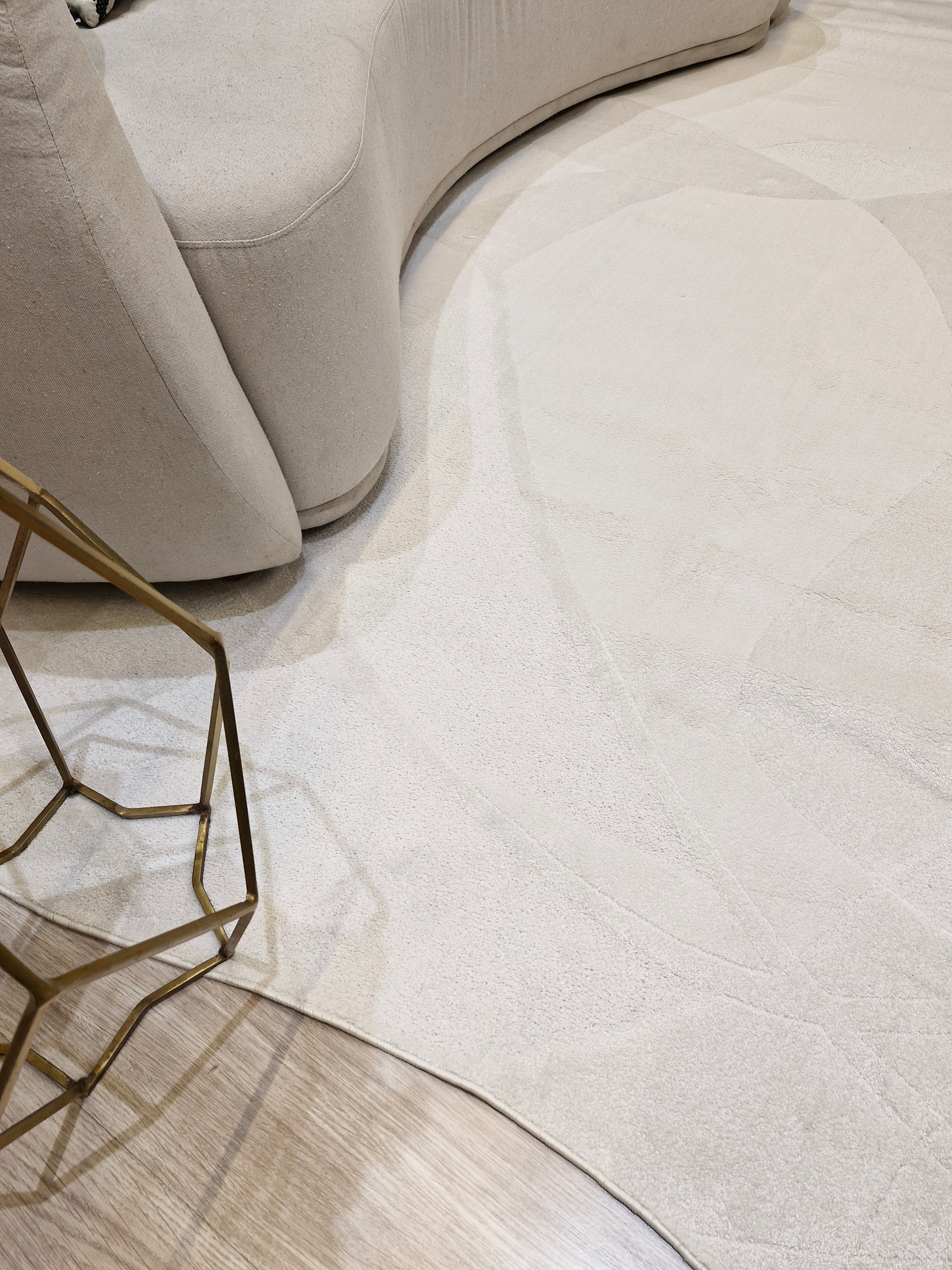 Tapete Orgânico Cream Off White G57C | Importação Turquia Orgânico