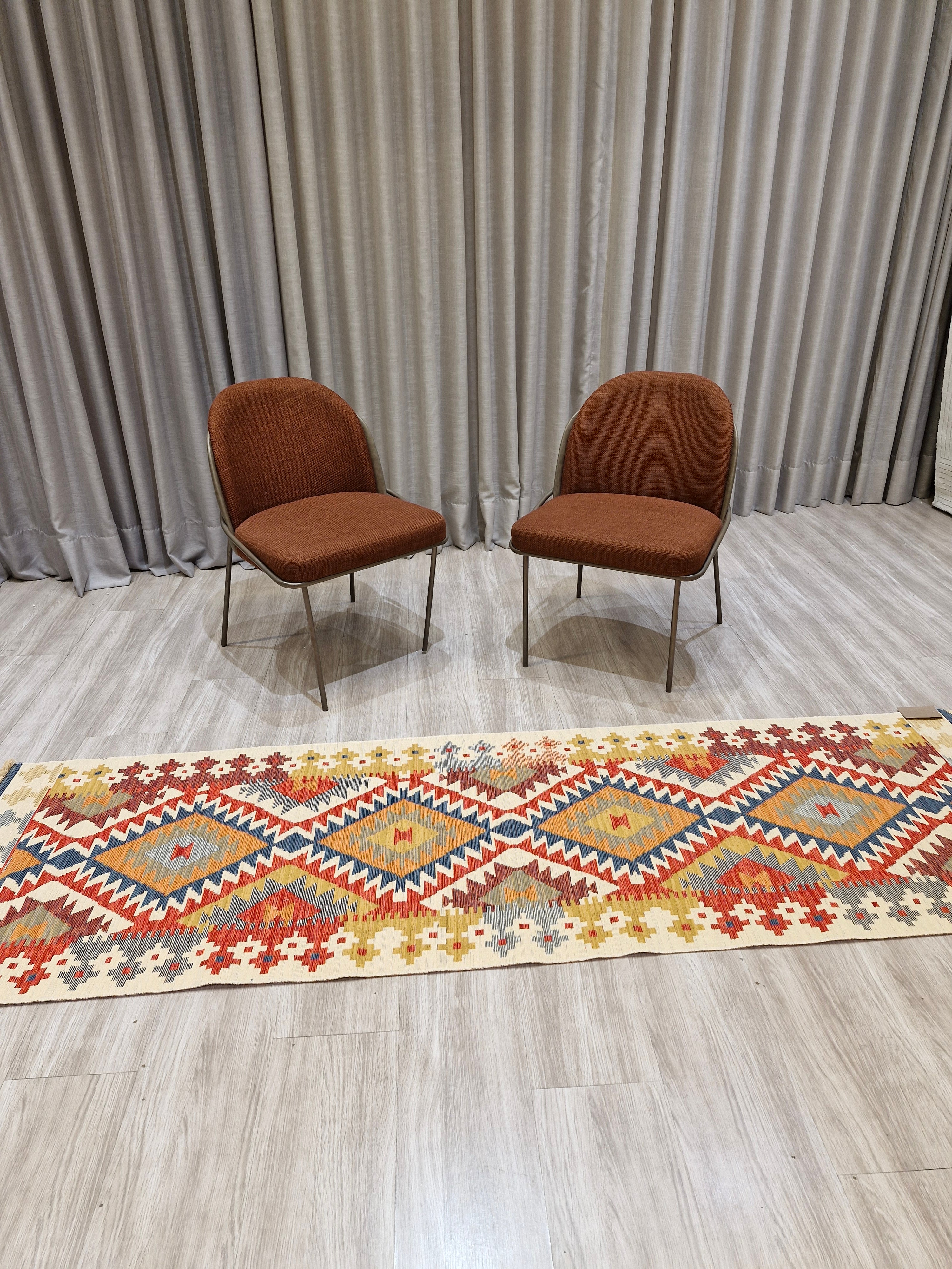 Passadeira Kilim Trama Étnica 080x250 080x300 | Design Geométrico 1002
