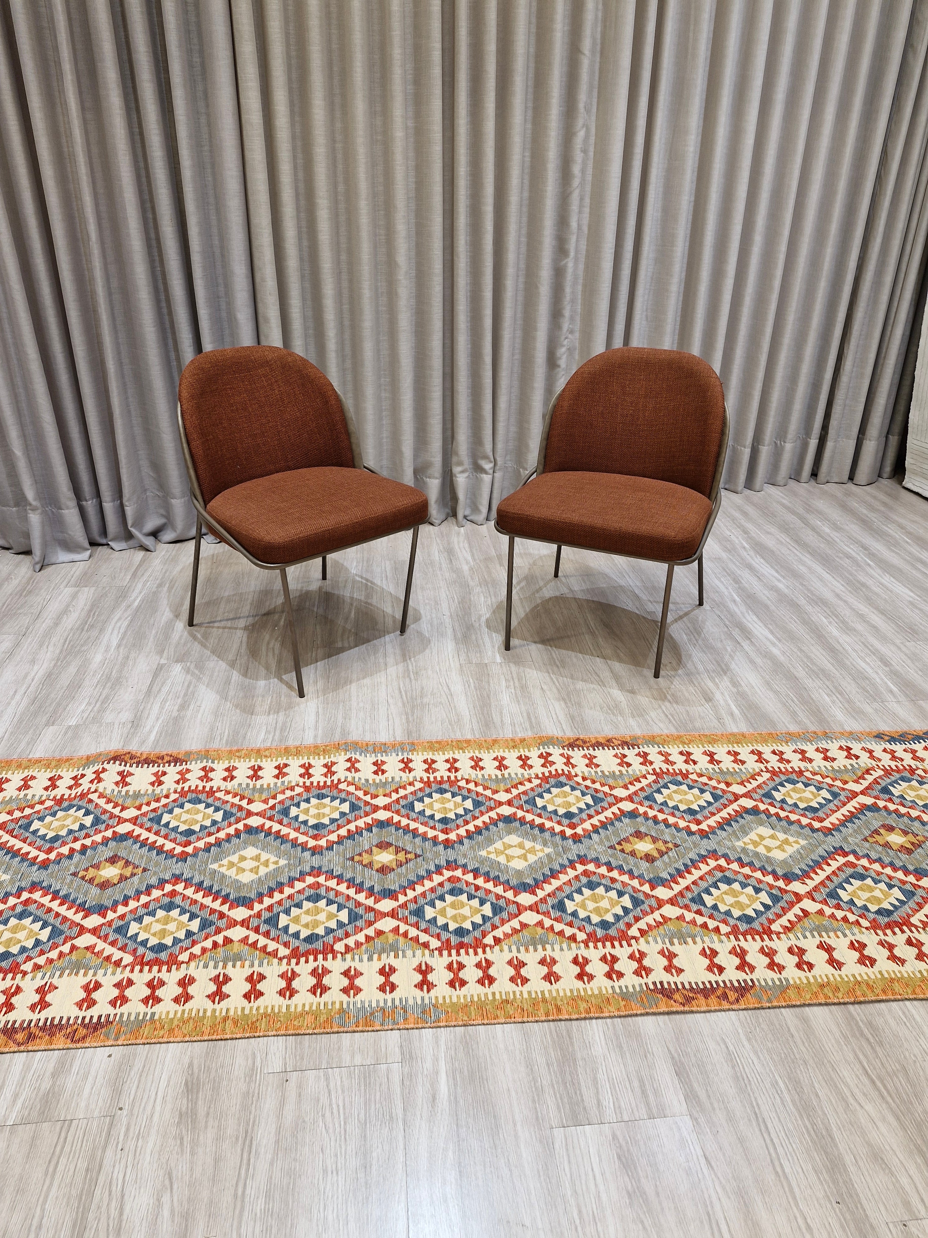 Passadeira Kilim Trama Étnica 080x250  | Design Geométrico 1008