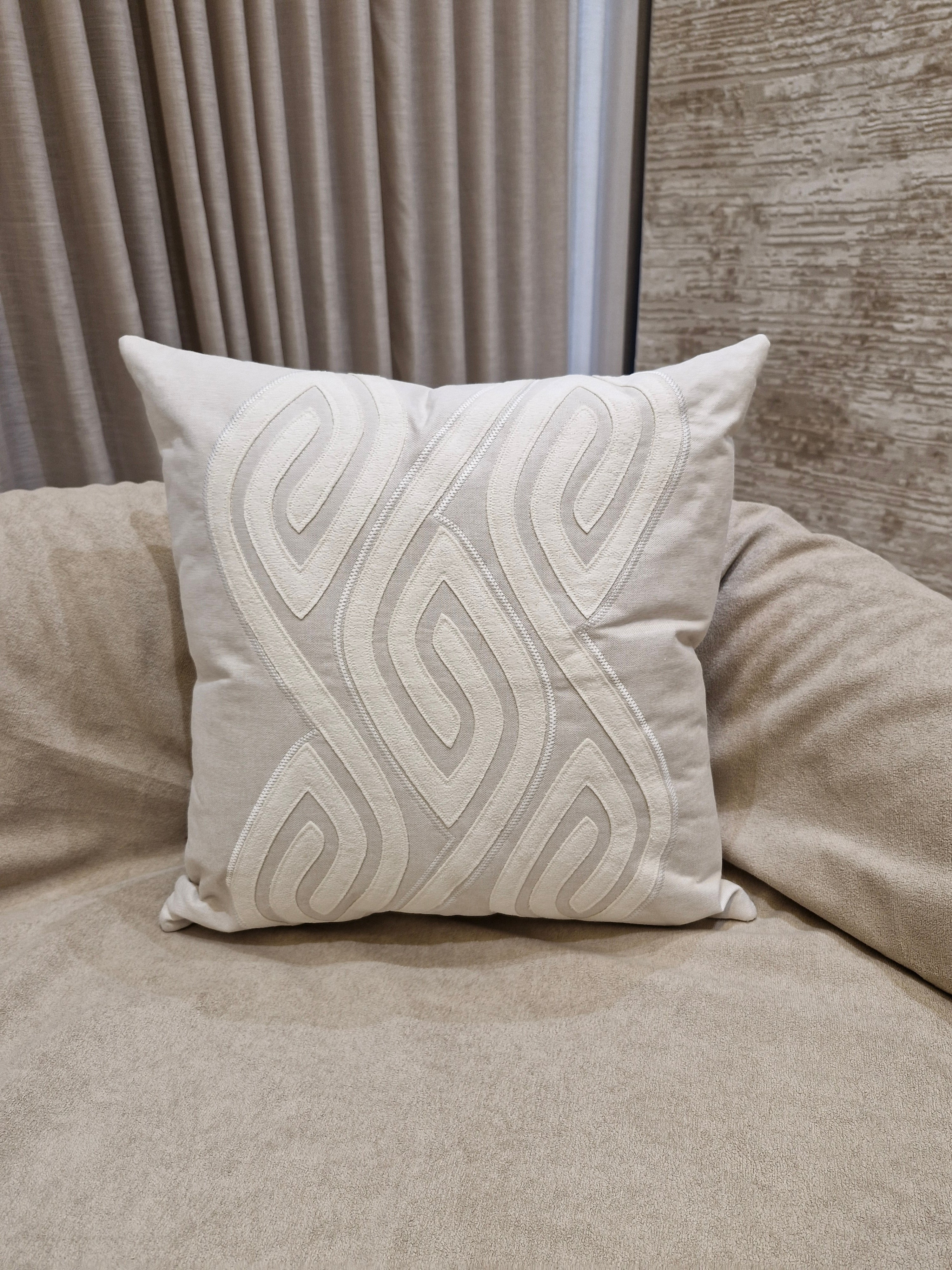 Almofada Decorativa Linho Off White 55cmX55cm