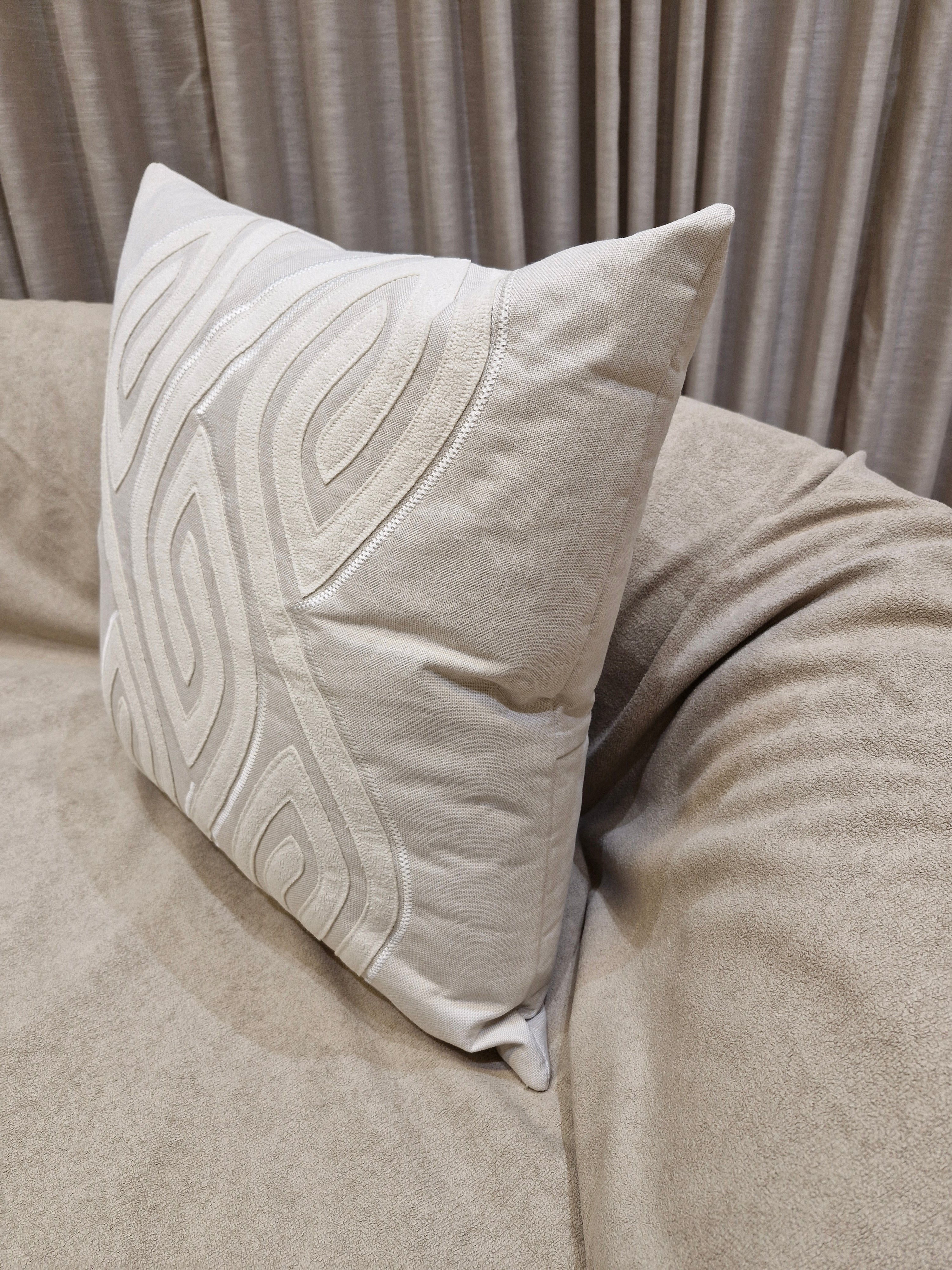 Almofada Decorativa Linho Off White 55cmX55cm
