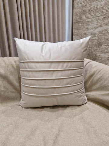Almofada Decorativa Veludo Bege Claro 55cmX55cm