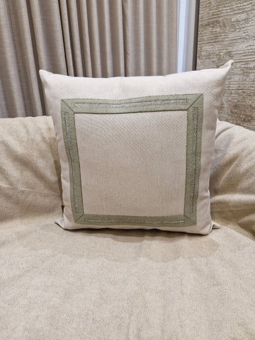 Almofada Decorativa Boucler Verde Claro 55cmX55cm