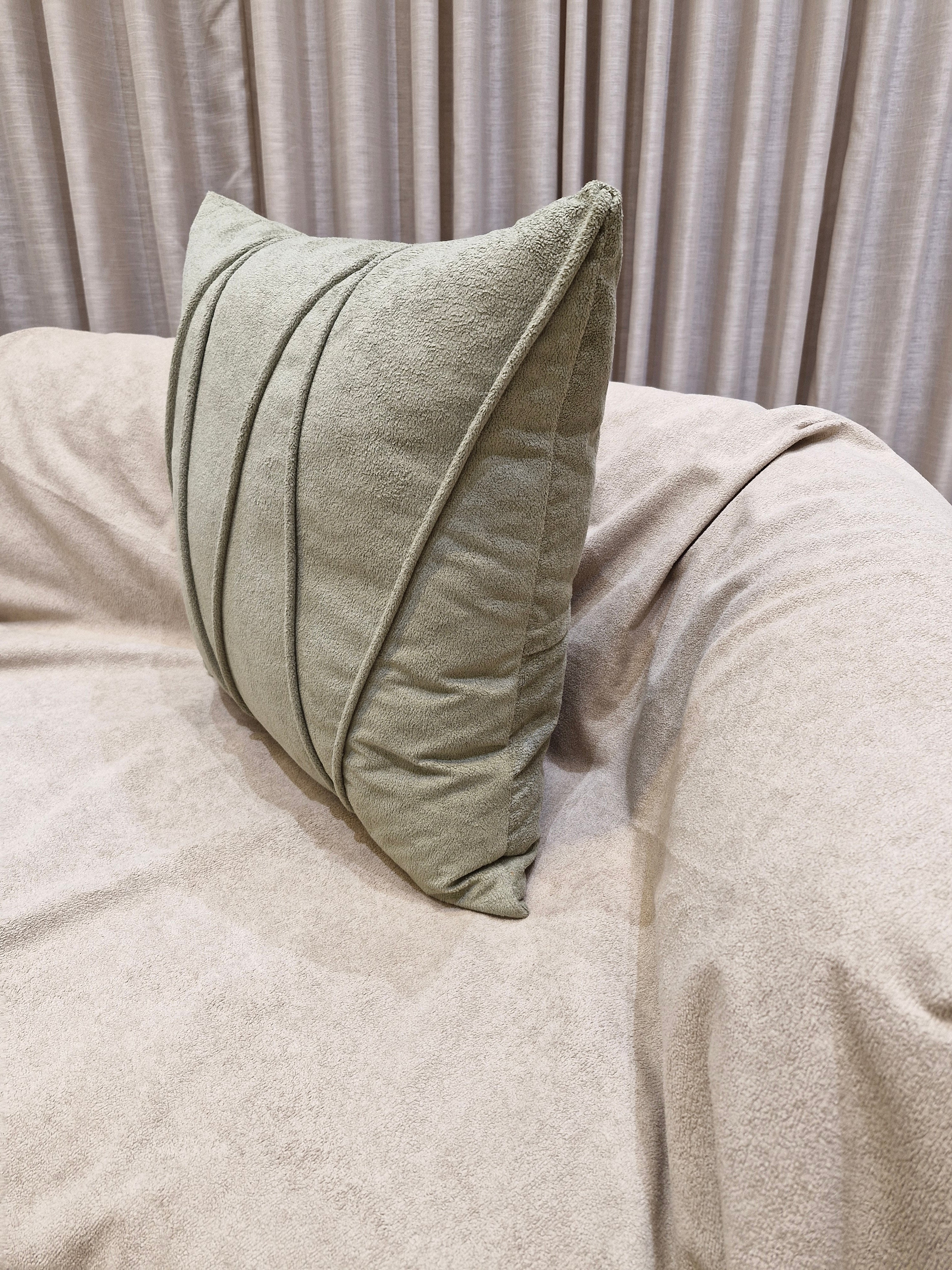 Almofada Decorativa Boucler Verde Claro 55cmX55cm
