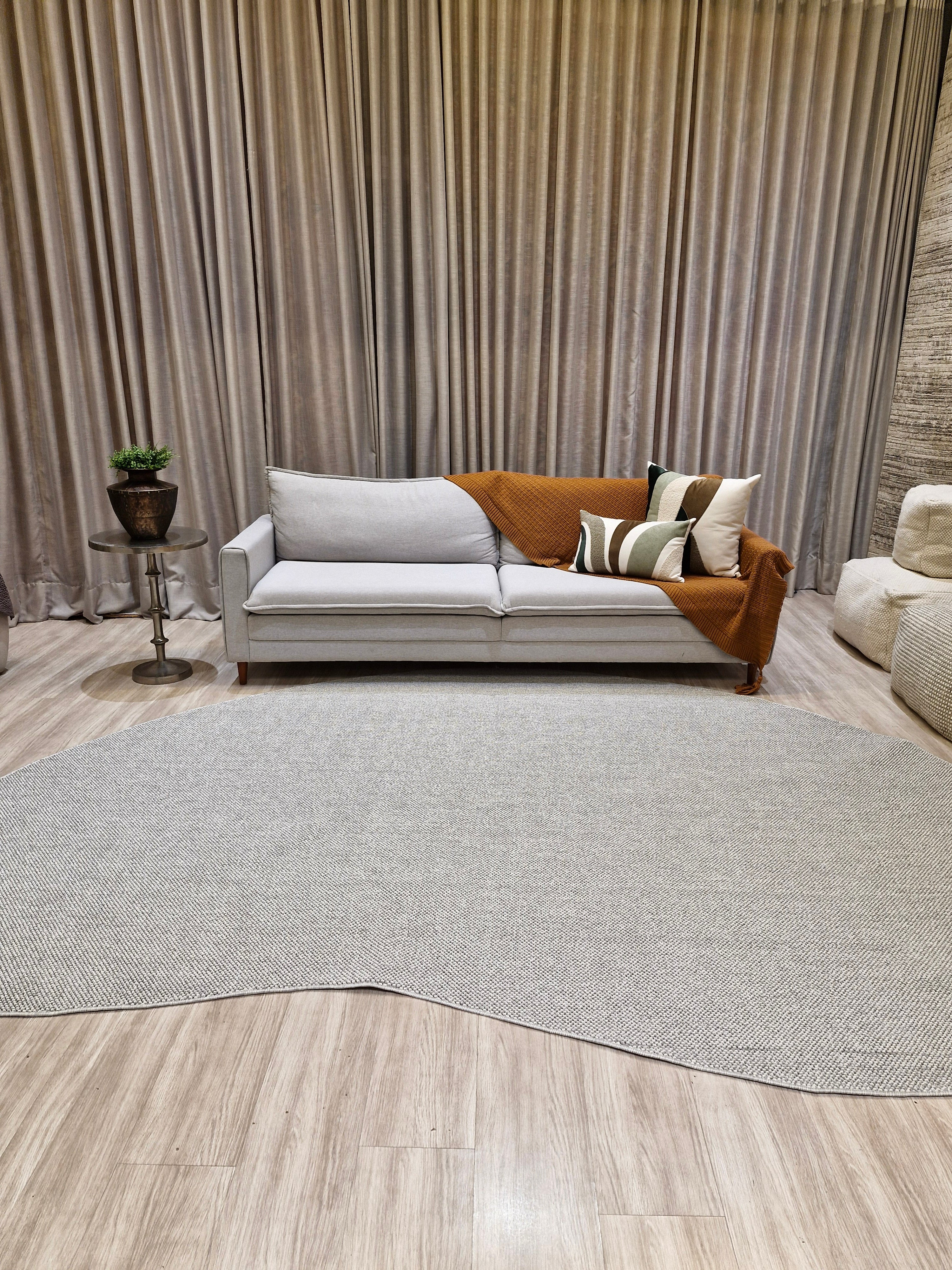 Tapete Orgânico Tramas Prata 250x350 | Peça Única e No Estado (PE03)