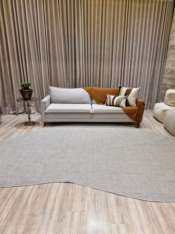 Tapete Orgânico Tramas Prata 250x350 | Peça Única e No Estado (PE03)